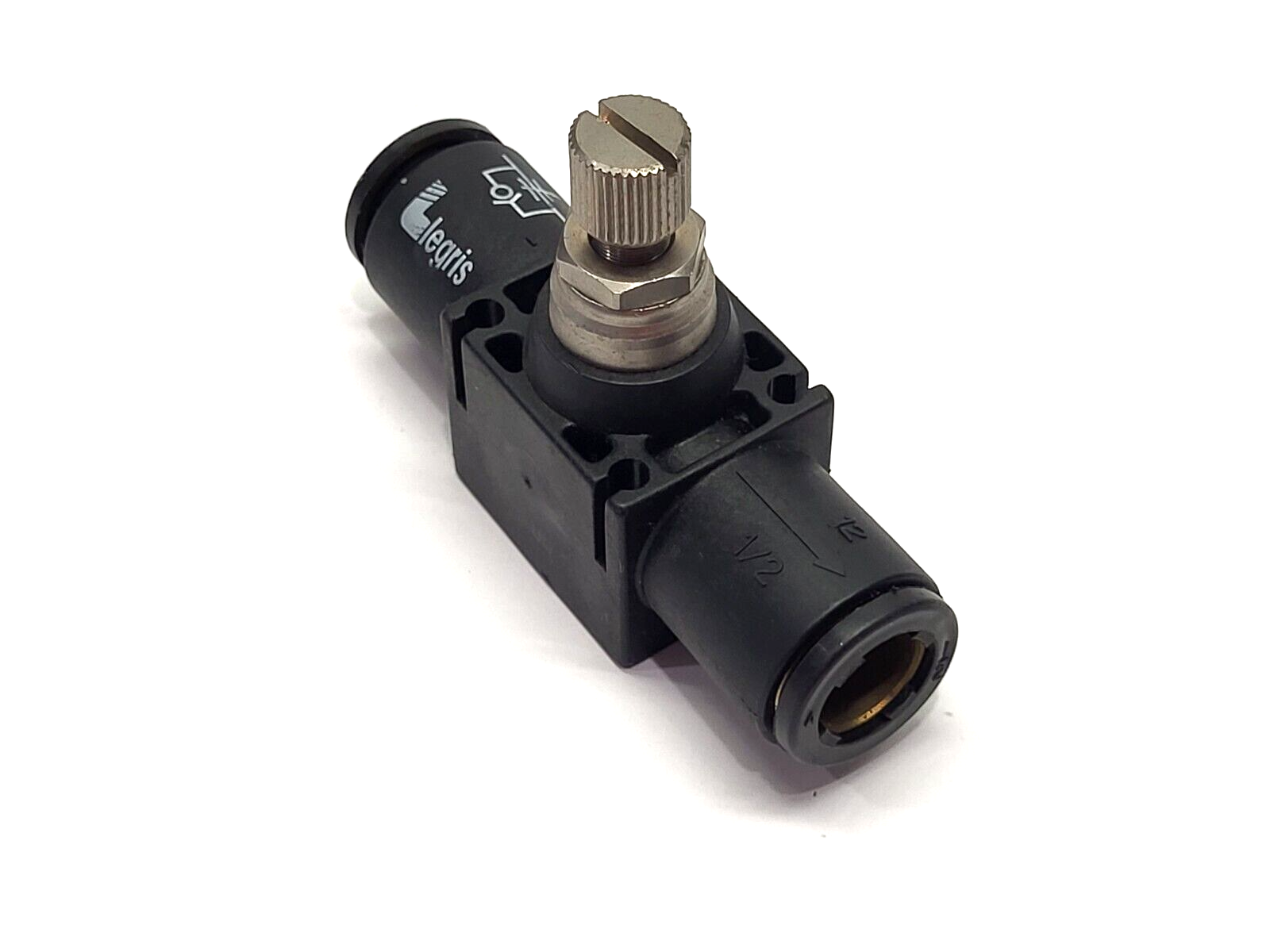 Legris 77701200 Unidirectional Push Lock Flow Control 1/2" - Used - Maverick Industrial Sales