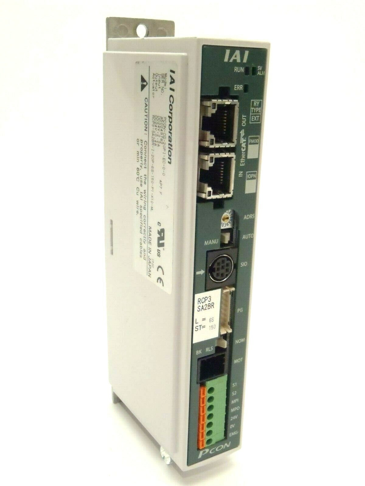 IAI PCON-CG-20PI-EC-0-0 External Drive-Power Cutoff Relay - Used - Maverick Industrial Sales