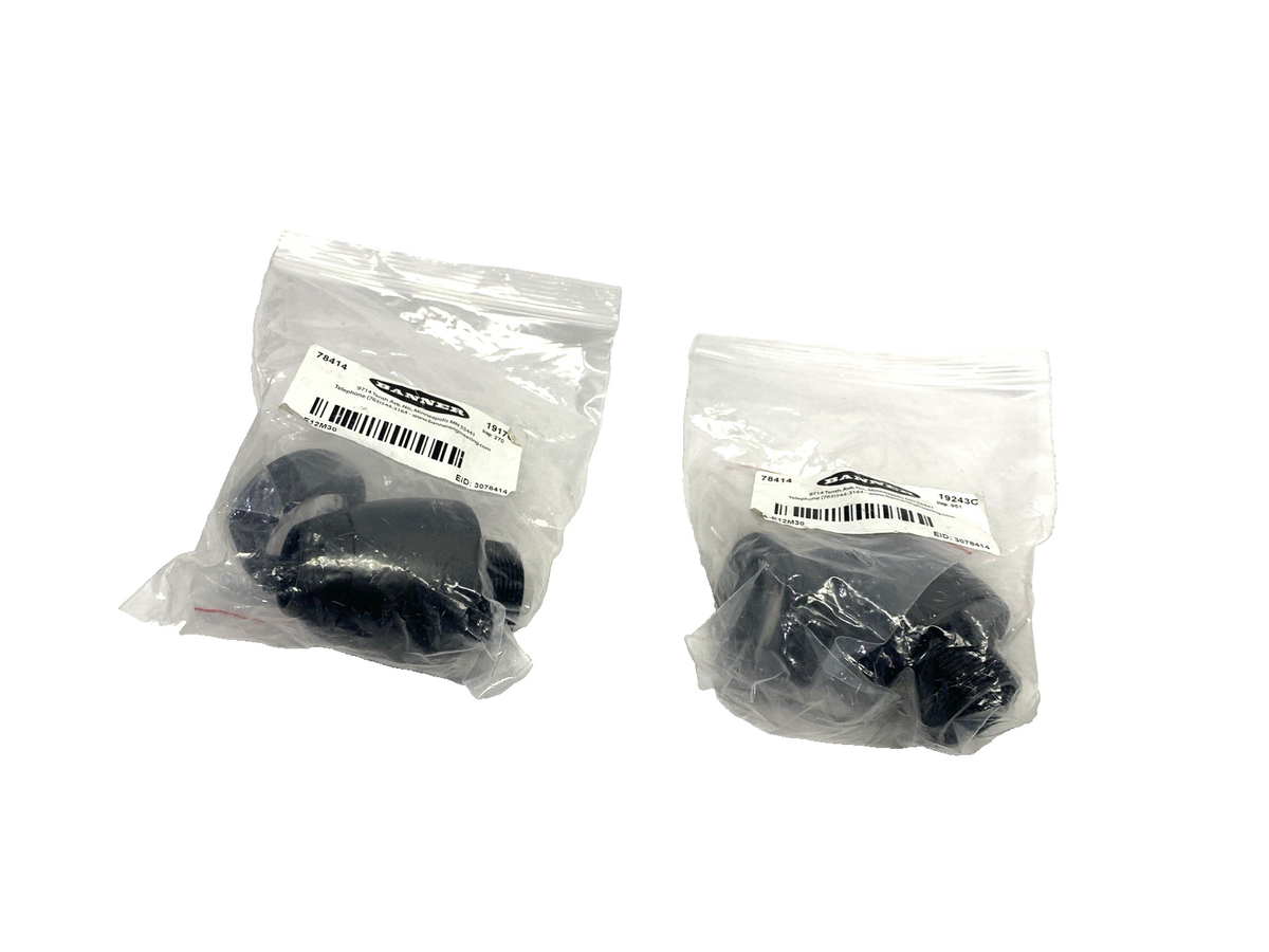 SA-E12M30 | Banner Mounting Adapter/Cover, 1/2" NPSM/DN15 Pipe & 30mm 78414 2PK - New - Maverick Industrial Sales