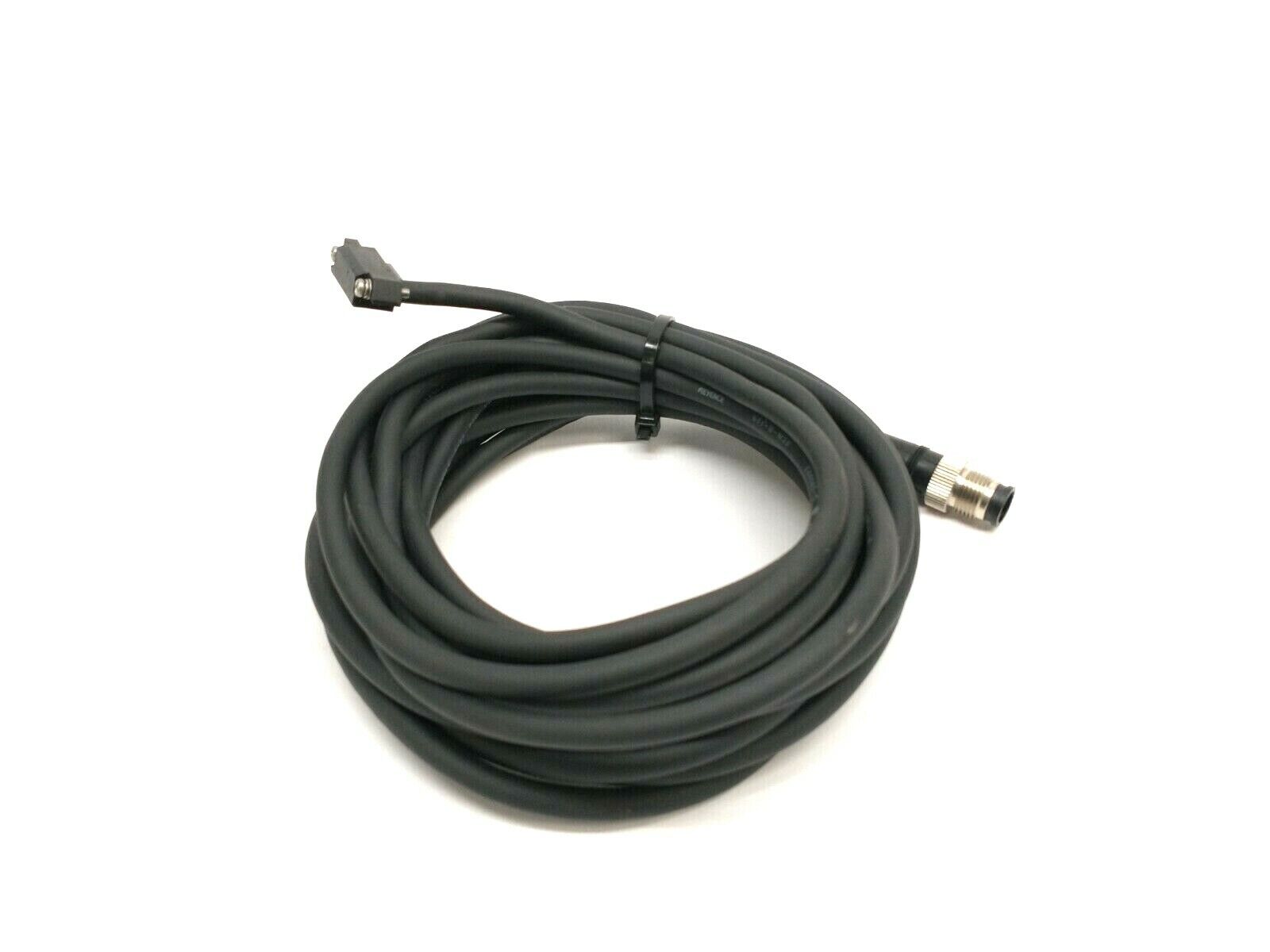 Keyence 651-B-M28 8-Pin Male M12 Connector To 12-Pin Female Connector Cordset - Maverick Industrial Sales