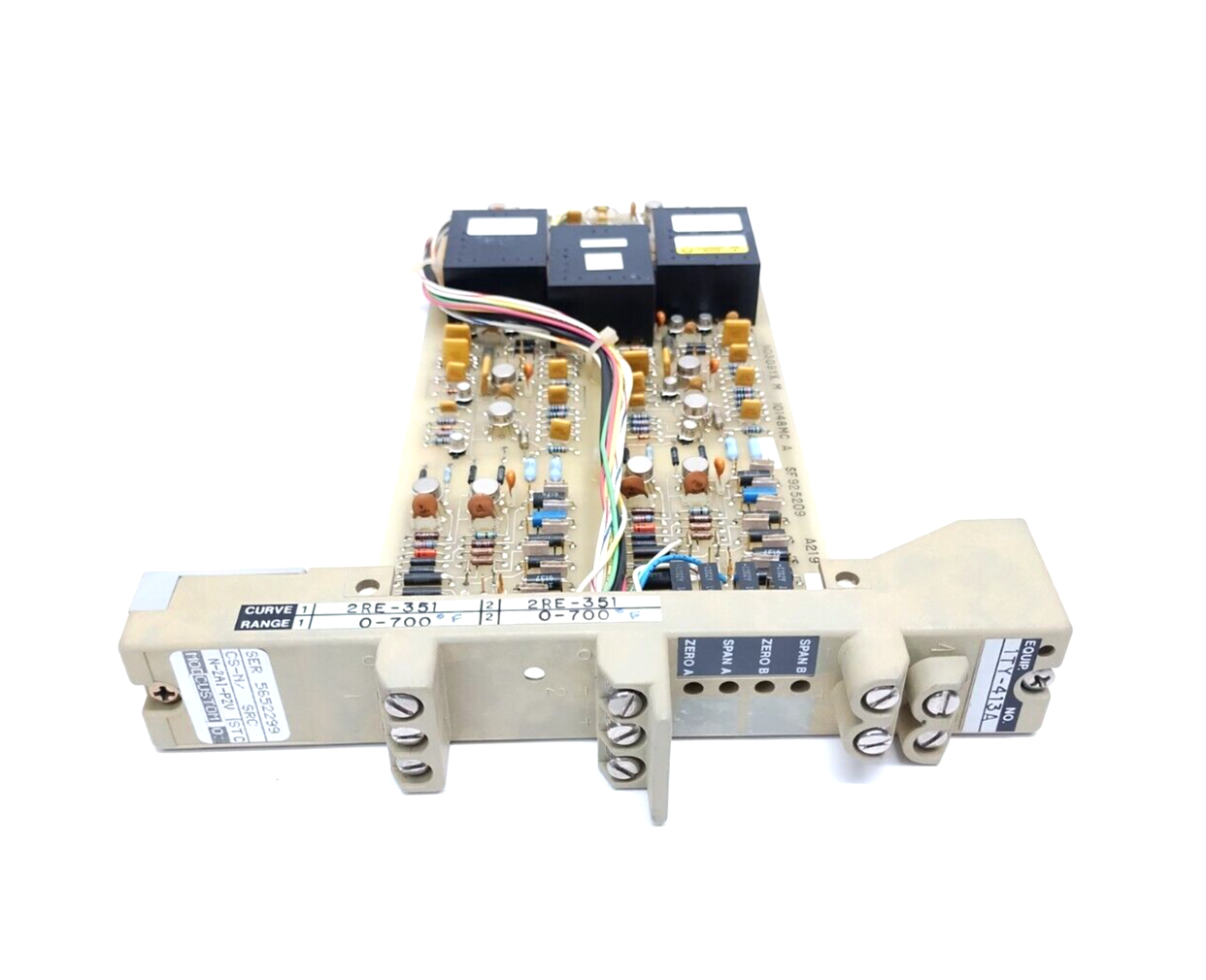 Foxboro N-2AI-P2V Converter Module N0309YQ REV B N030YK M - For parts or not working - Maverick Industrial Sales