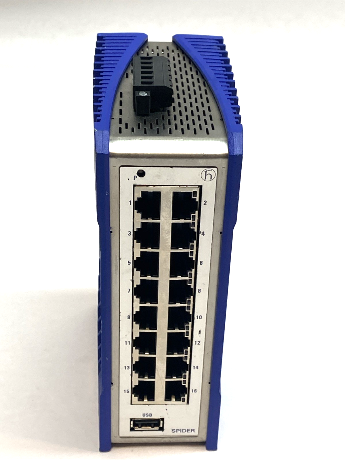 SPIDER-PL-20-16T1999999TY9HHHV | Hirschmann 16-Port 10/100 Ethernet Switch IP40 - For parts or not working - Maverick Industrial Sales