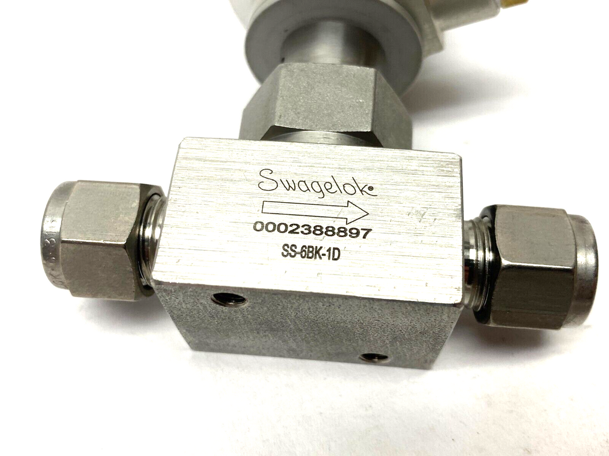 SS-6BK-1D | Swagelok Stainless Steel Gasketed Bellows Valve - Used - Maverick Industrial Sales