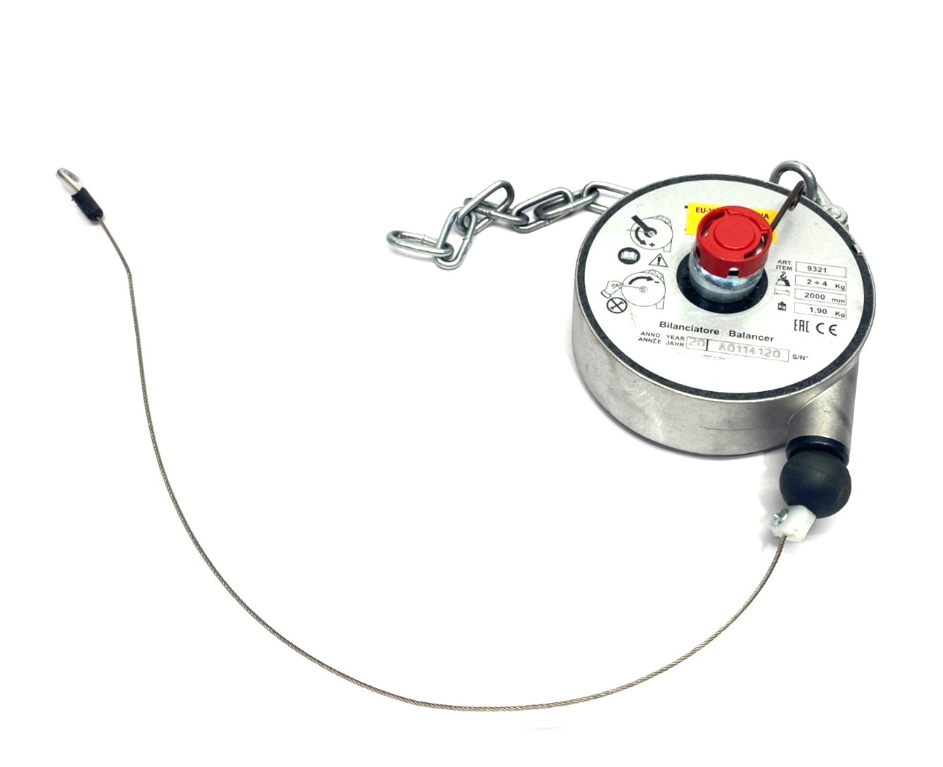 9321 | Ralf Brinkmann Spring Loaded Tool Balancer 0.2 to 3kg - Used - Maverick Industrial Sales