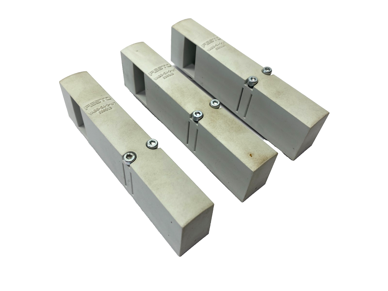 Festo VABB-S4-1-WT Pneumatic Cover Plate 539212 LOT OF 3 - Maverick Industrial Sales