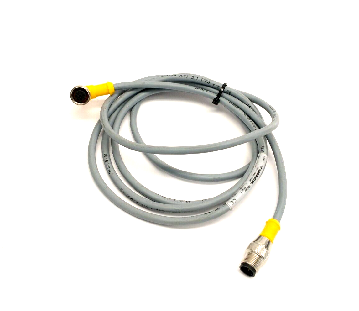 Turck WK 4.4T-2-RS 4.4T Double Ended Cordset M12 Right Angle To M12 2m U2440 - Used - Maverick Industrial Sales