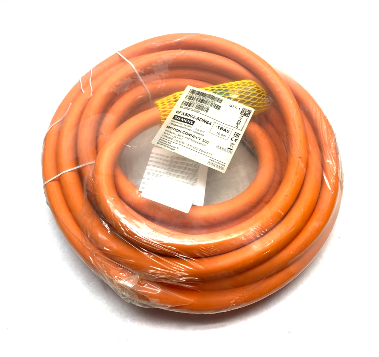 Siemens 6FX5002-5DN64-1BA0 MOTION-CONNECT 500 Power Cable Assembly - Maverick Industrial Sales