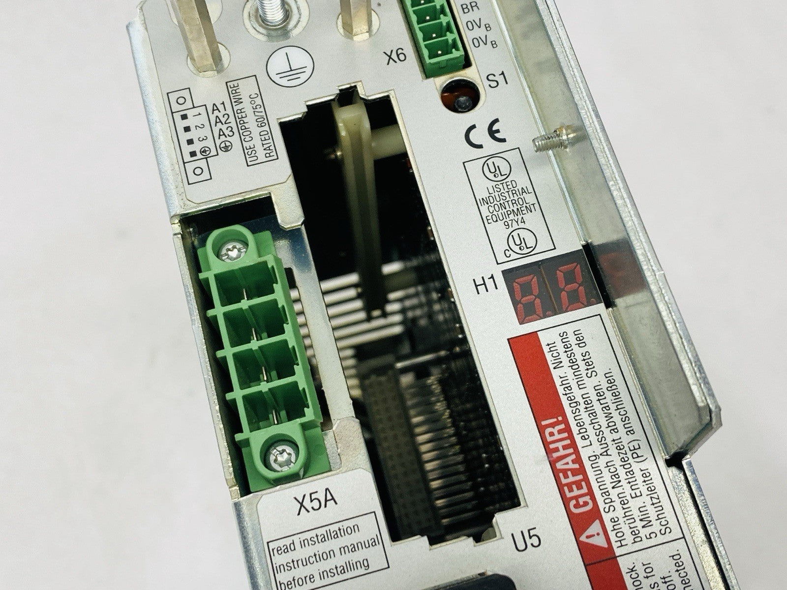 Indramat DDS03.1-W030-RS-01-03-FW Digital AC Servo Controller - For parts or not working - Maverick Industrial Sales