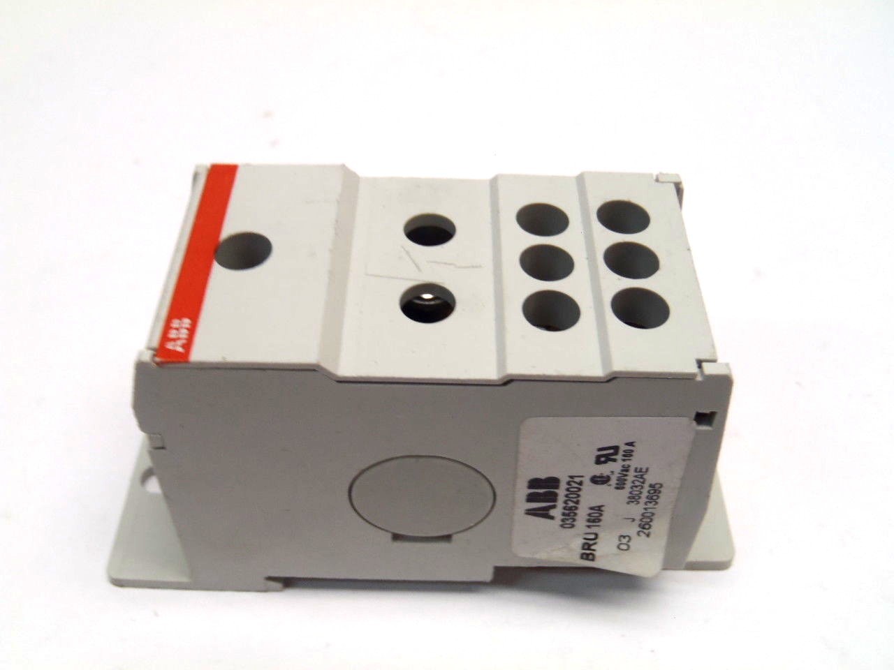 ABB 035620021 BRU / 38032AE / 03 J Power Distribution Terminal Block 160A - Maverick Industrial Sales