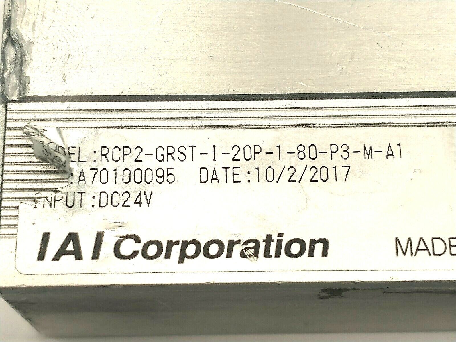 IAI RCP2-GRST-I-20P-1-80-P3-M-A1 ROBO Cylinder 80mm Long Stroke 2-Finger Gripper - For parts or not working - Maverick Industrial Sales