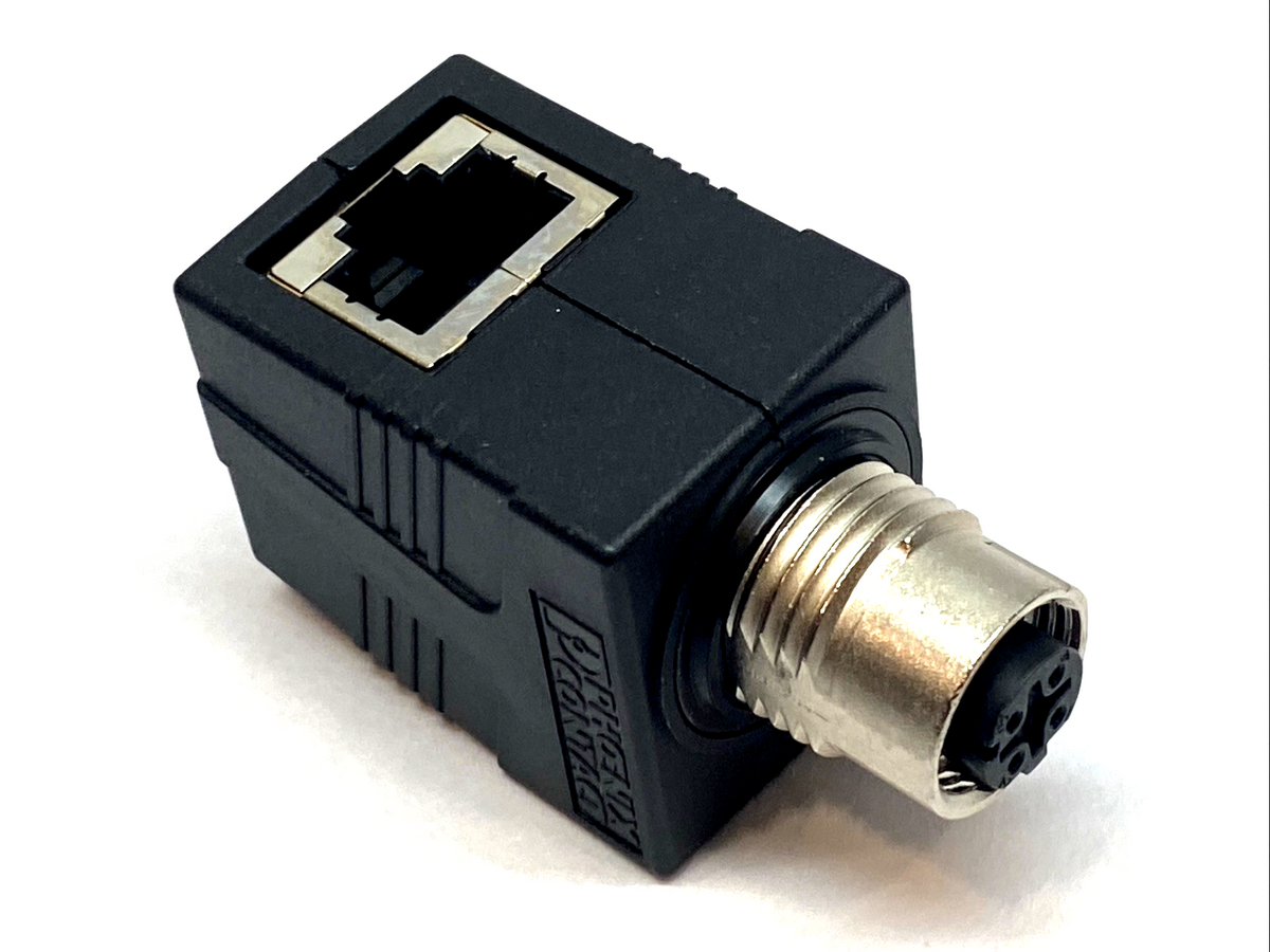 Phoenix Contact CUC-BH-M12D1PBK-A/R4BE Control Cabinet Feed-Through 1414397- New – Open box - Maverick Industrial Sales