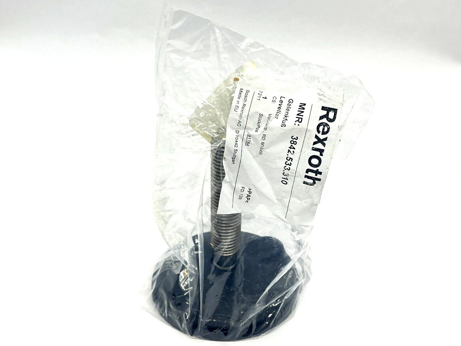 Rexroth 3842533310 Leveling Articulated Foot M16X95 - New - Maverick Industrial Sales