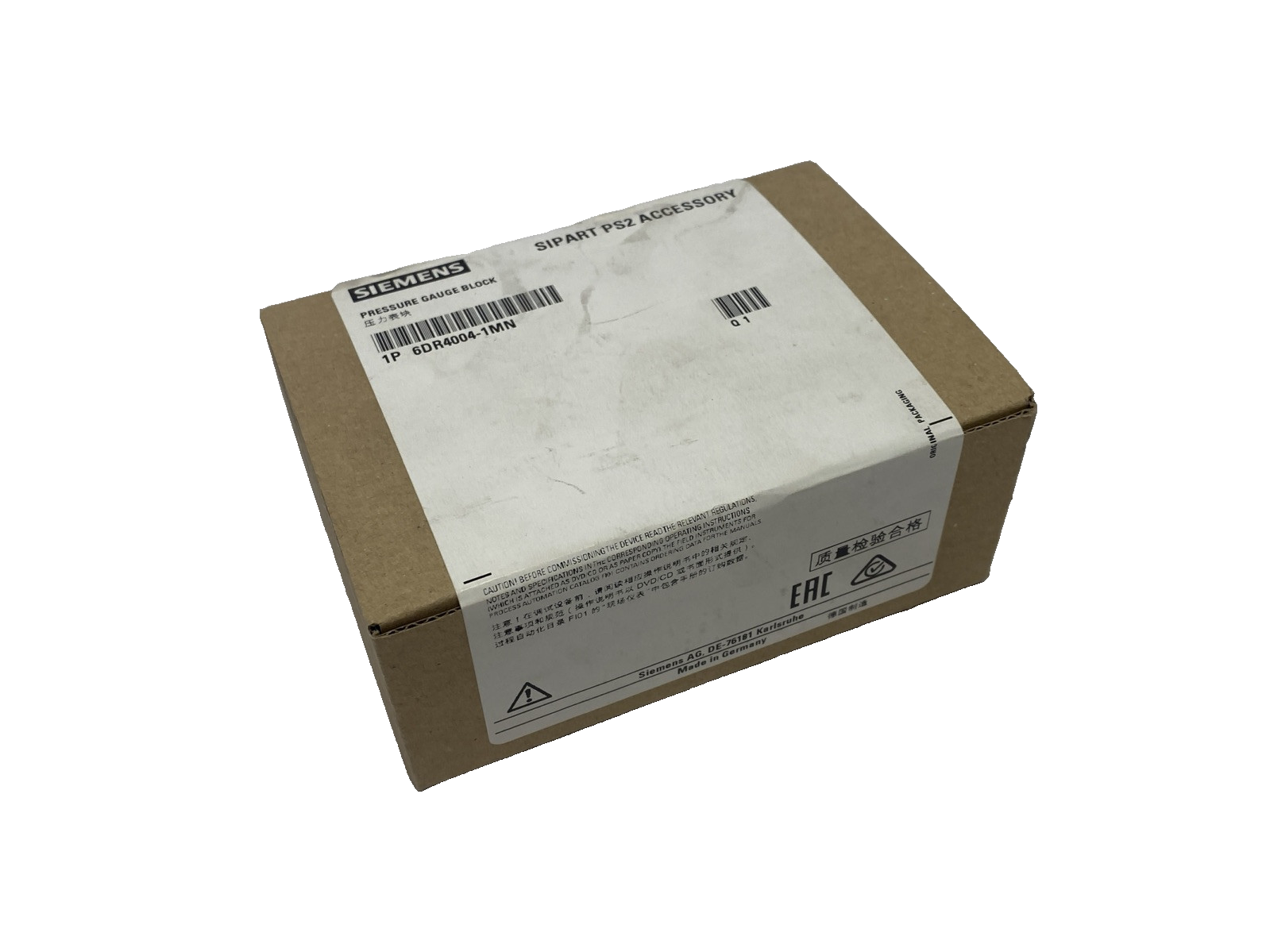 Siemens 6DR4004-1MN Pressure Gauge Block, Manometer Manifold - Maverick Industrial Sales