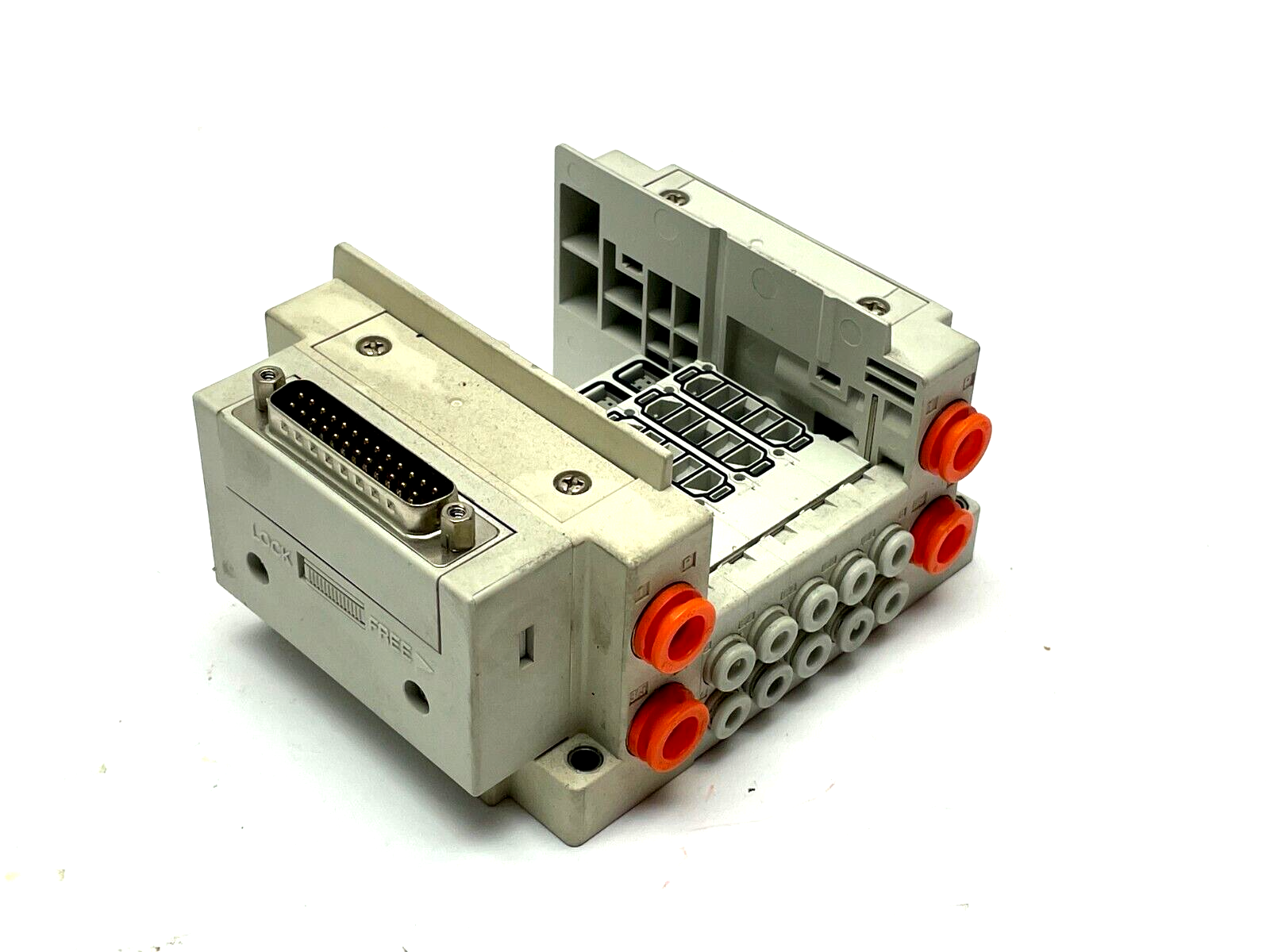 SS5Y3-10F1-05B-N3 | SMC Pneumatic Manifold Base - Used - Maverick Industrial Sales