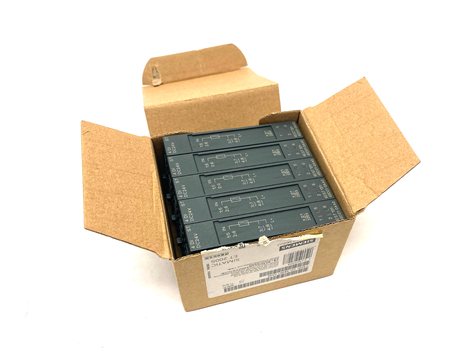 Siemens 6ES7 131-4BD01-0AA0 SIMATIC ET 200S Digital Input Module DC24V BOX OF 5 - Maverick Industrial Sales