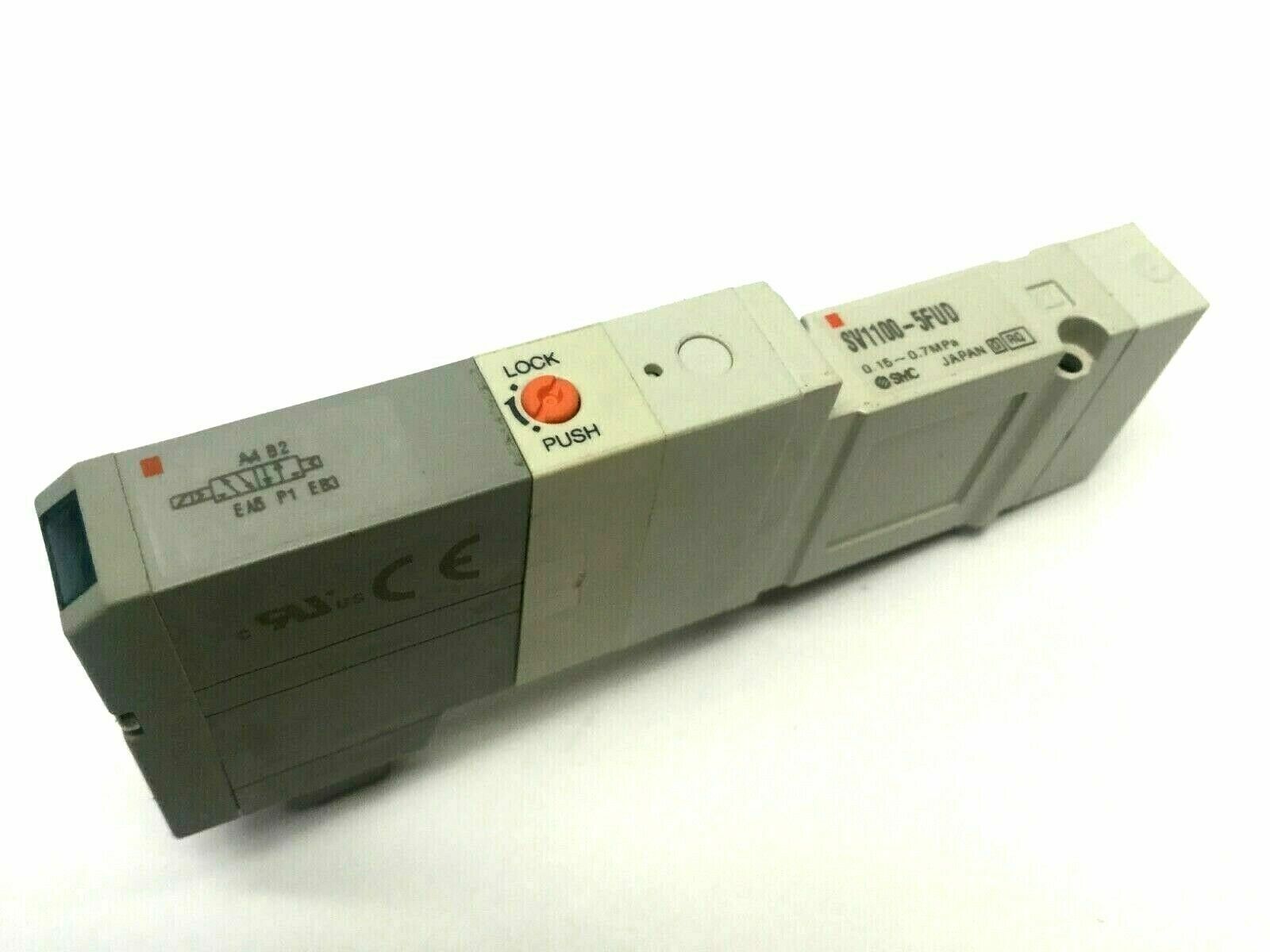 SMC SV1100-5FUD Gray Single Solenoid Valve 2 Position - Maverick Industrial Sales