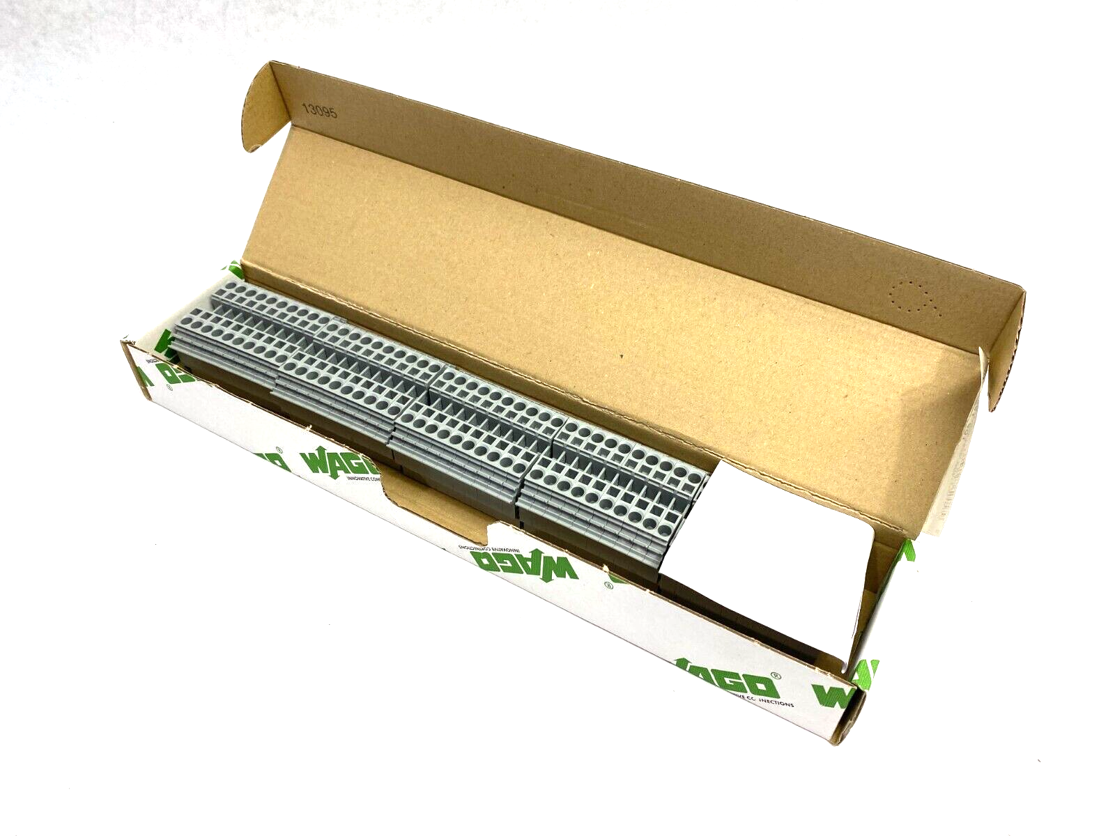 Wago 281-601 Feed-Through Terminal Block 2-Conductor GRAY BOX OF 50 - New – Open box - Maverick Industrial Sales
