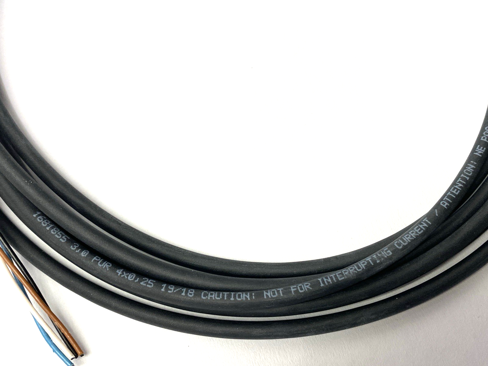 SAC-4P- 3,0-PUR/M 8FS, 1681855 | Phoenix Contact SAC-4P- 3,0-PUR/M 8FS Single-Ended Cable M8 3m 1681855 - New – Open box - Maverick Industrial Sales
