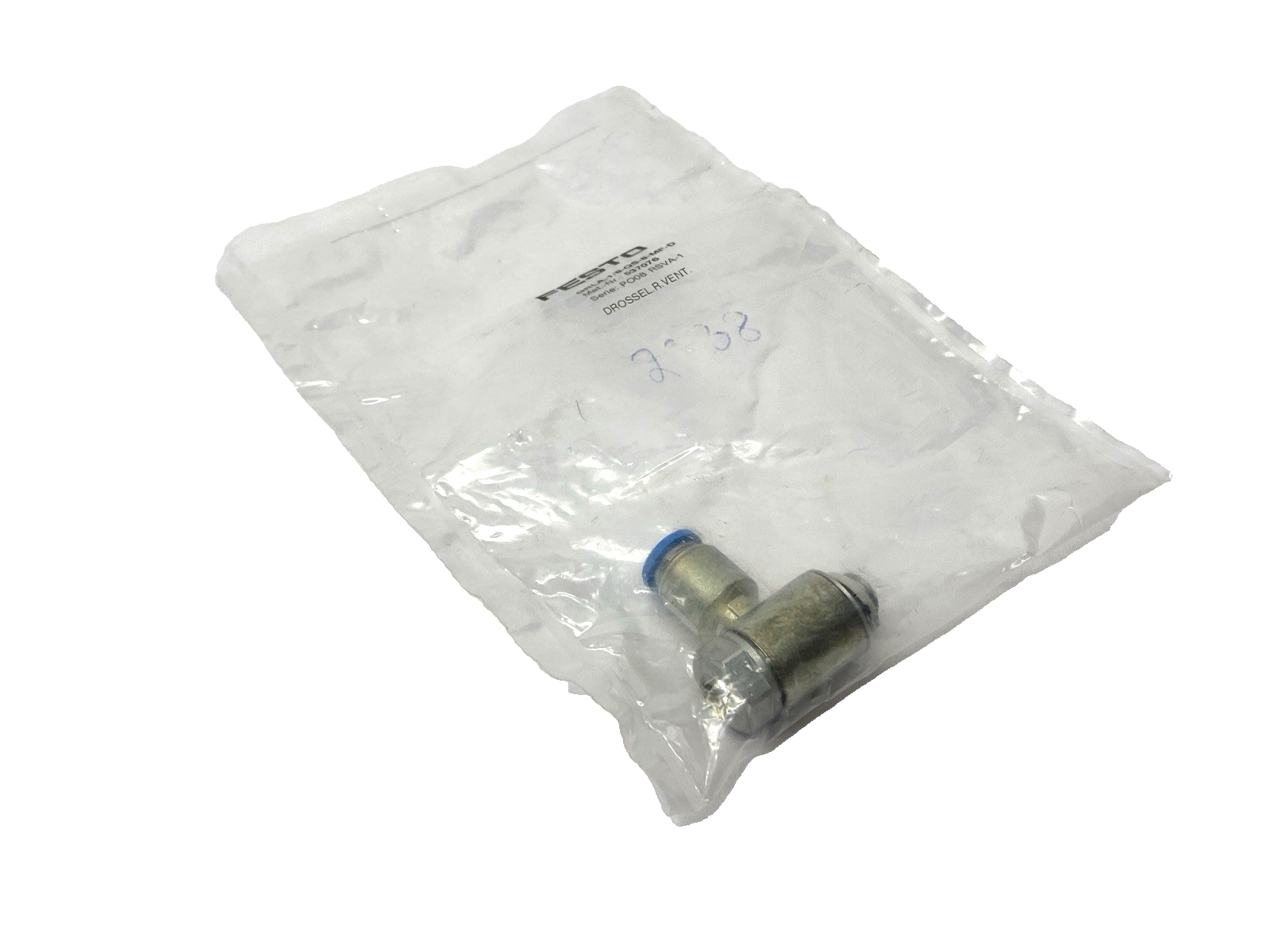Festo GRLA-1/8-QS-8-MF-D One-Way Flow Control Valve 537076 - New - Maverick Industrial Sales
