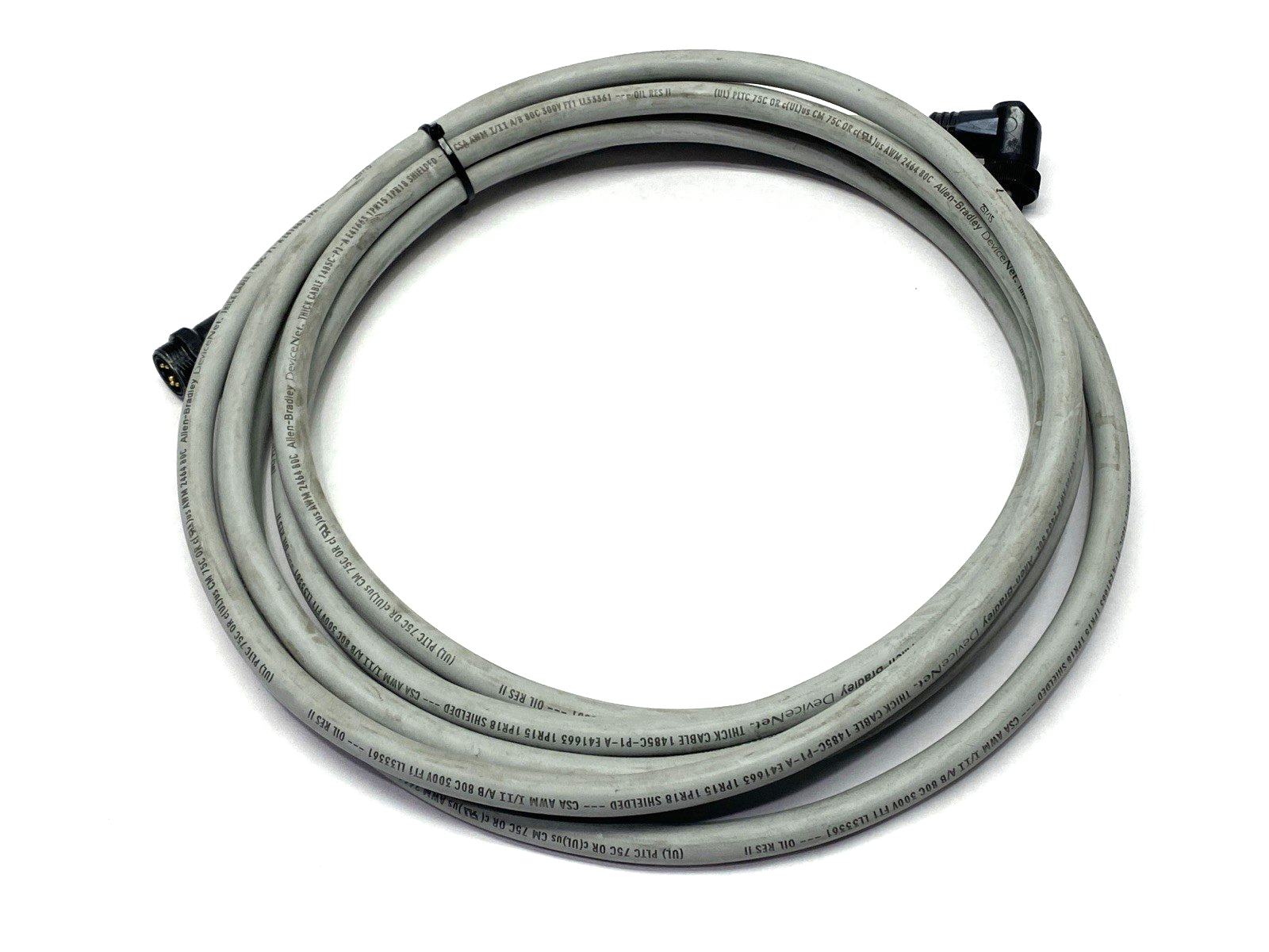 Allen-Bradley 1485C-P5M5-Z5 Ser. B DeviceNet Physical Media Cordset 5-Pin 300V - Used - Maverick Industrial Sales