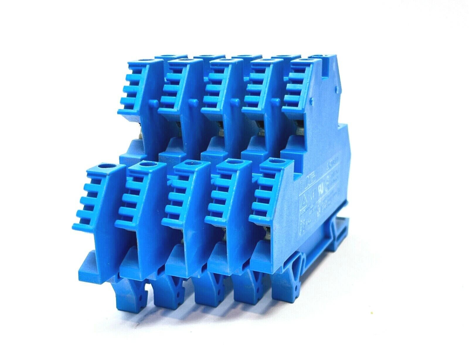 Morsettitalia 43550 BL Terminal Block EURO D4-2 LOT OF 5 - Maverick Industrial Sales