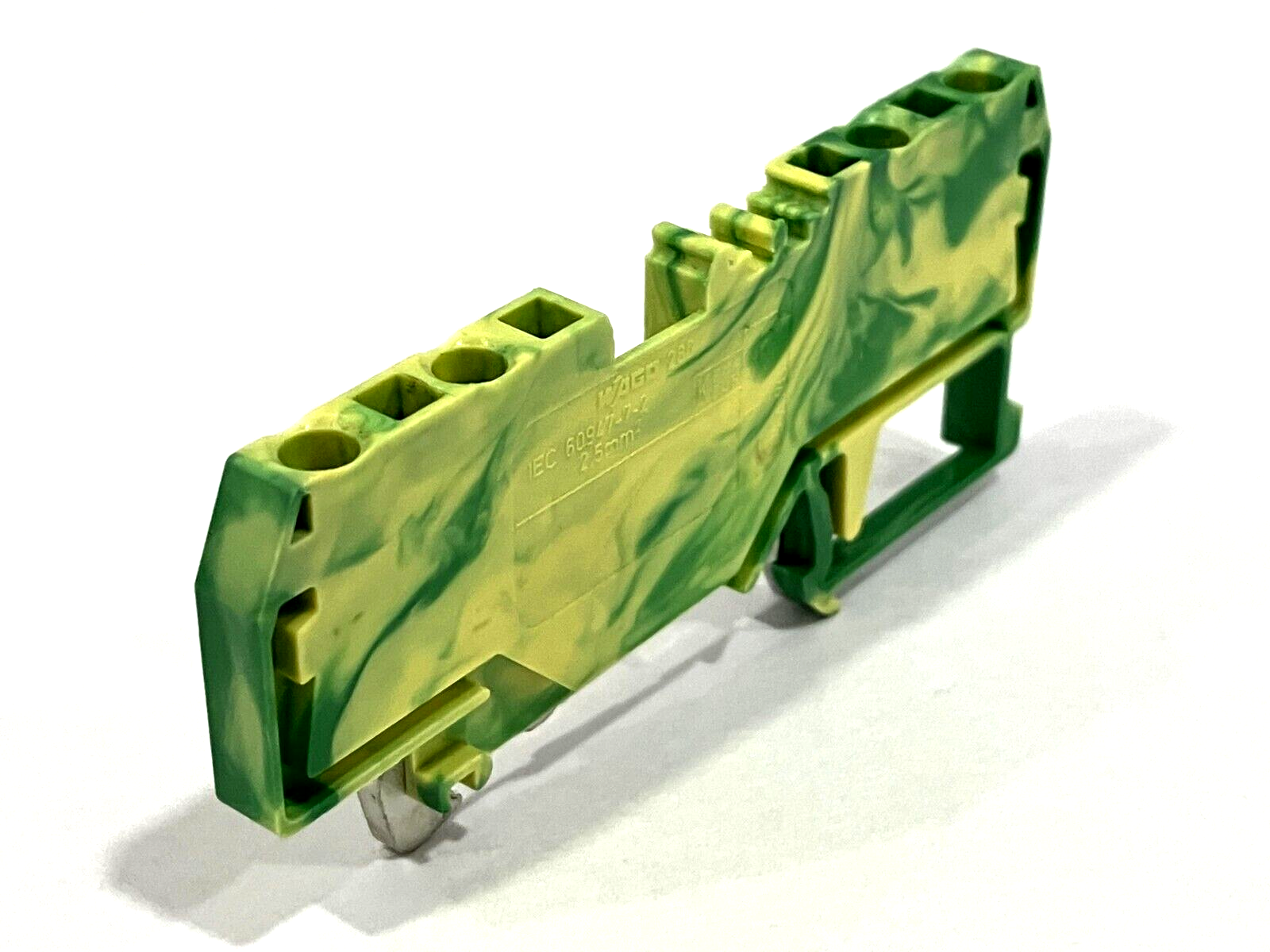 WAGO 280-837 Terminal Block 4-Conductor Green-Yellow - Used - Maverick Industrial Sales