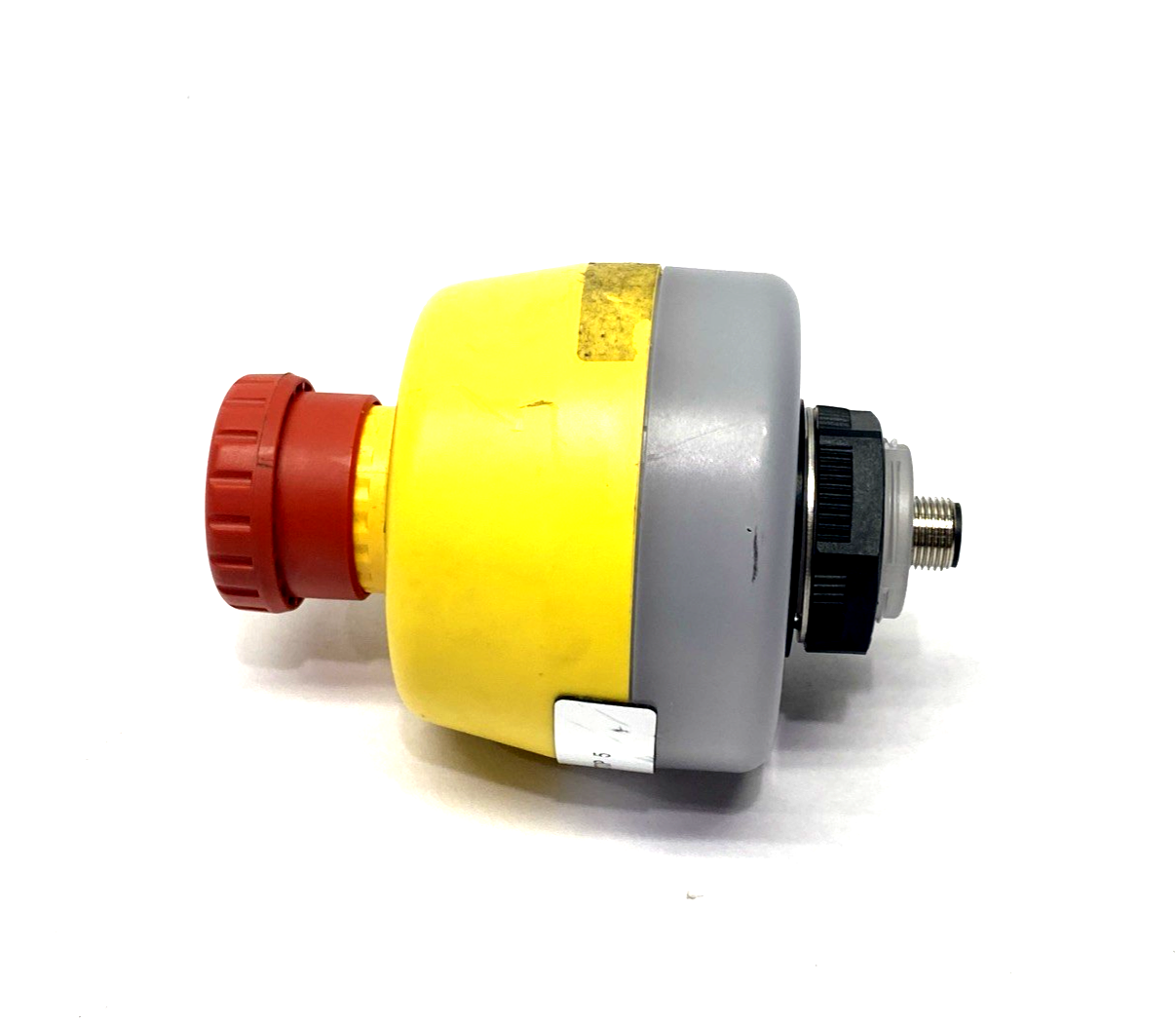 Banner SSA-EB1PLGR-0DECQ8 30mm Mount E-Stop M12 8-Pin 808878 DAMAGED THREADS - Maverick Industrial Sales