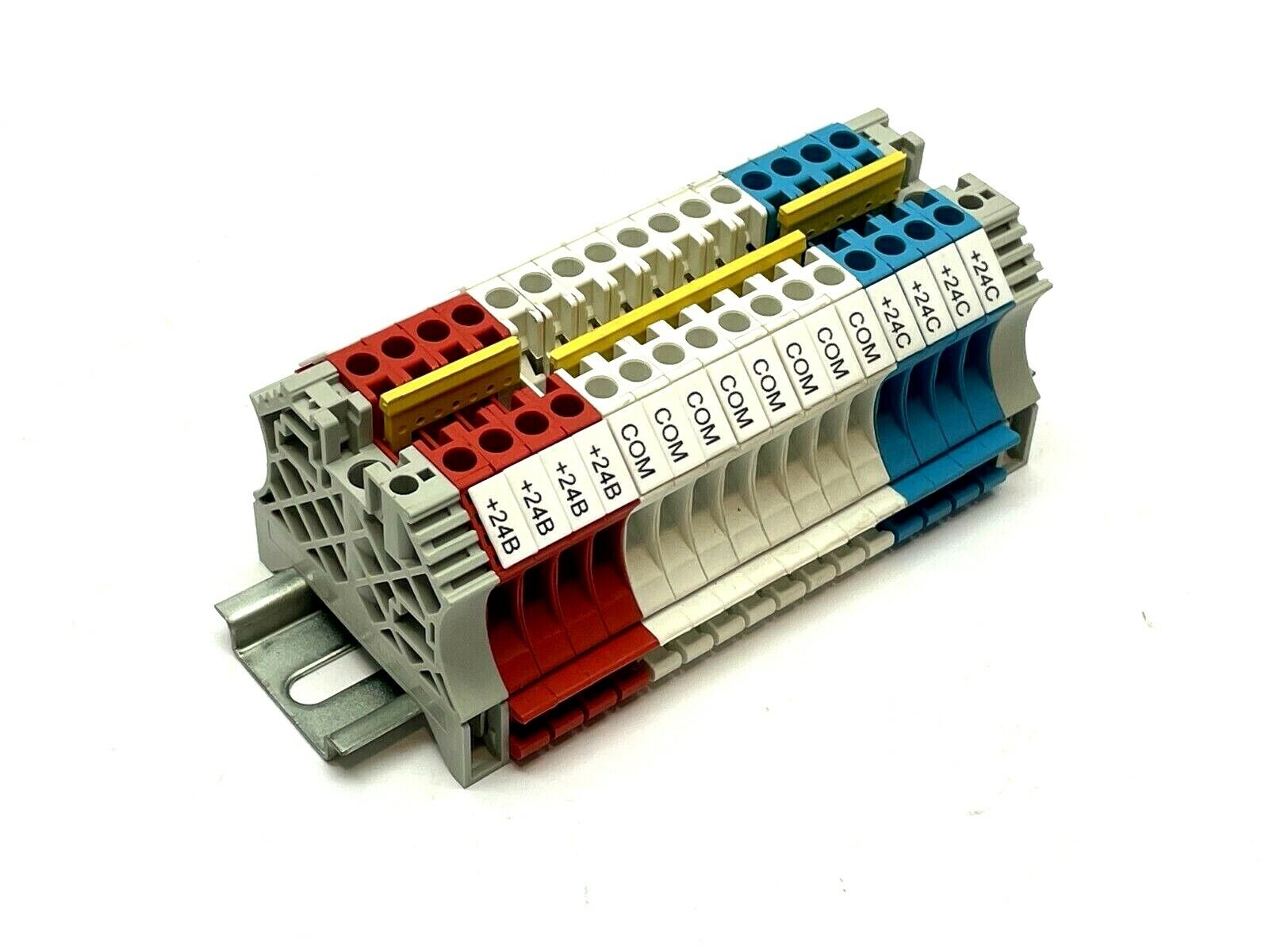 1492-J4 | Allen Bradley Terminal Block Assembly Red White Blue - Used - Maverick Industrial Sales