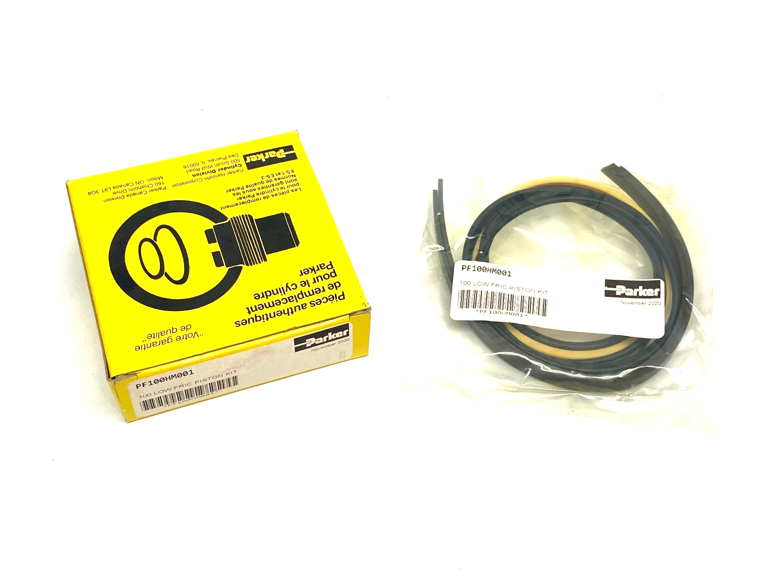 Parker PF100HM001 Low-Friction Piston Seal Kit - New - Maverick Industrial Sales