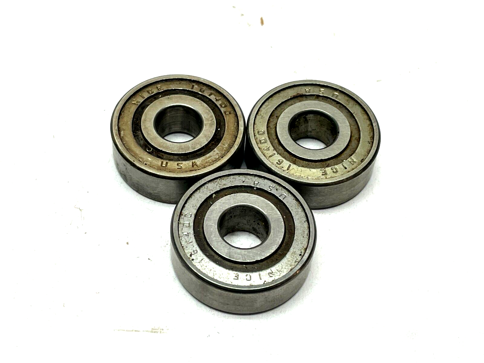 1614DC | Nice Double Sealed Balled Bearing LOT OF 3 - Used - Maverick Industrial Sales
