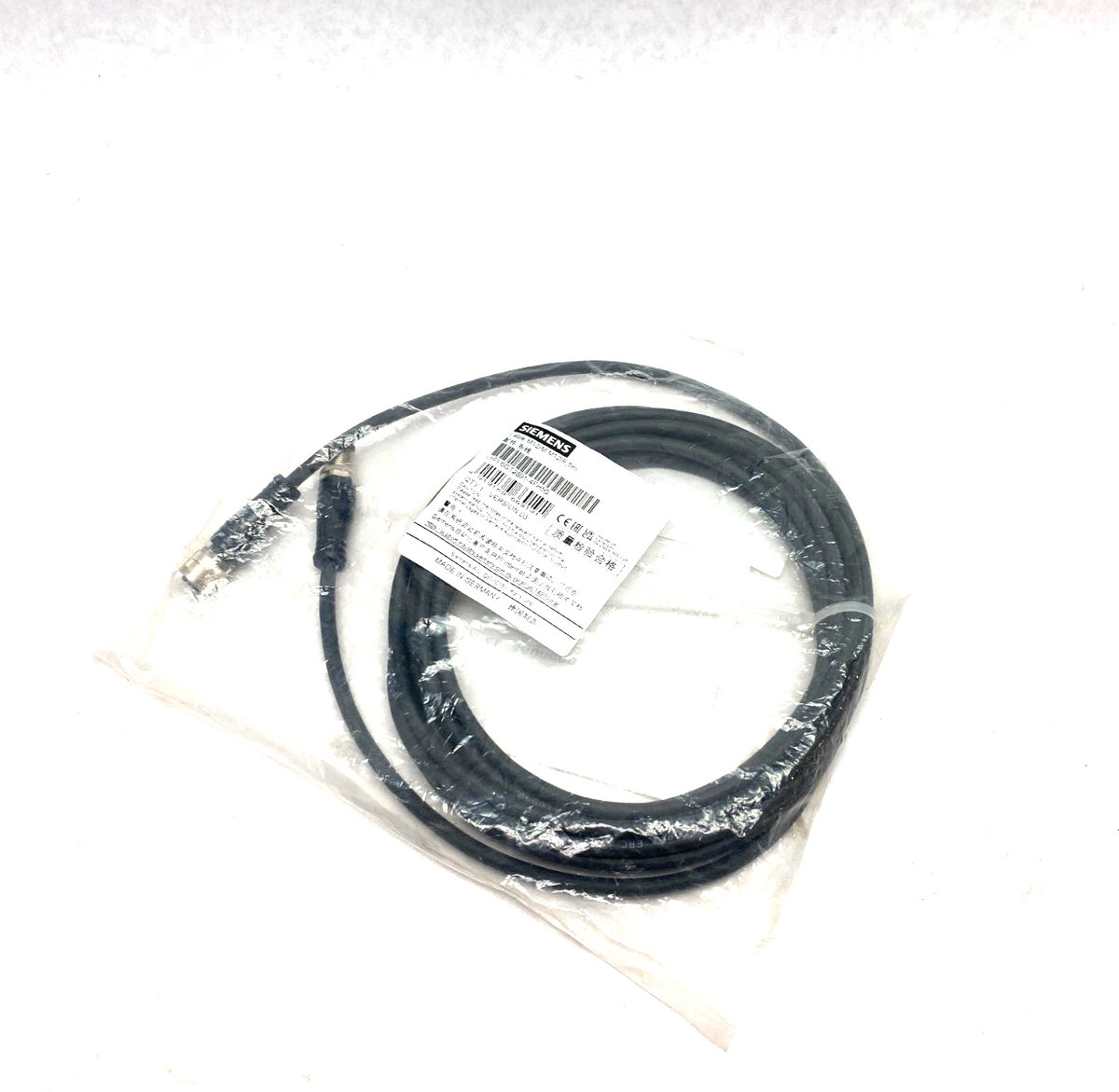 6GT2891-4FH50 | Siemens SIMATIC RF MV Plug-In Cable M12/M to M12/F, 5m Length - New - Maverick Industrial Sales