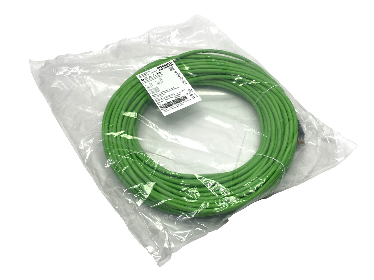 Murrelektronik 7000-74311-7904000 Double End Ethernet Cable Male RJ45 4-Pole 40m - Maverick Industrial Sales