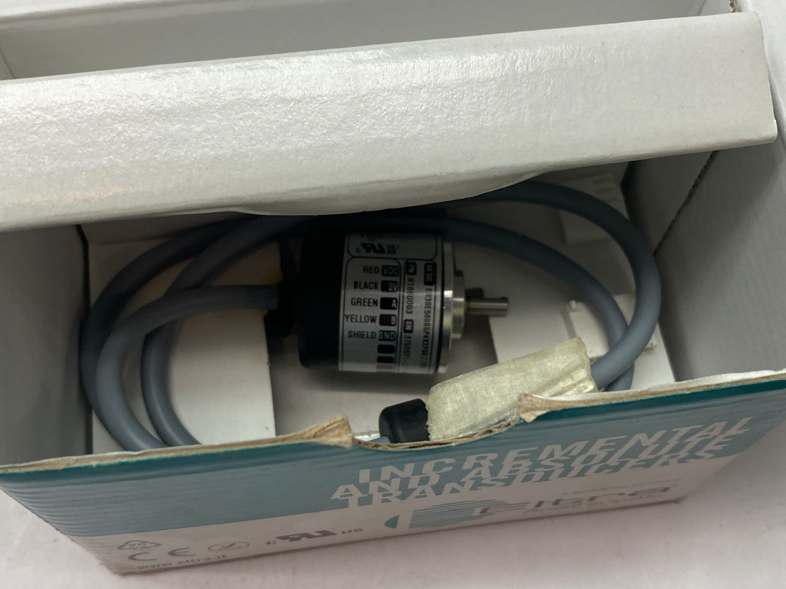 Eltra 91660003 Shaft Driven Encoder 4mm Shaft ER30E500S5P4X3PA0,7.785 - New – Open box - Maverick Industrial Sales