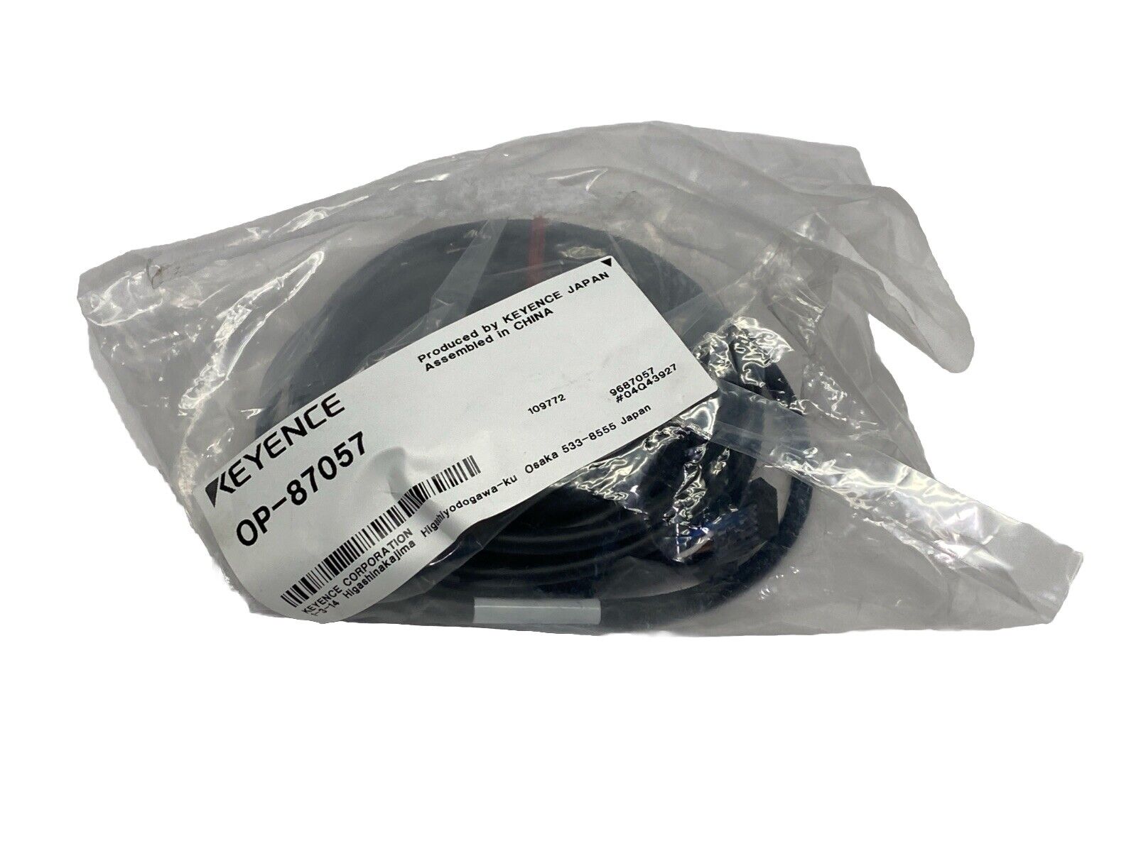 Keyence OP-87057 Sensor Head Cable 5m - New - Maverick Industrial Sales