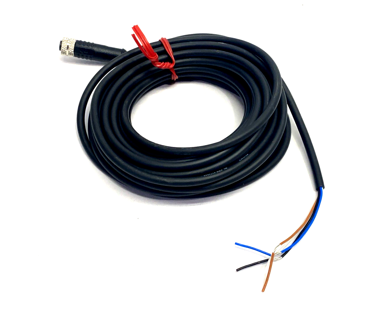 Keyence OP-88715 Single Ended Female Cordset M8 4-Pin 5m - Maverick Industrial Sales