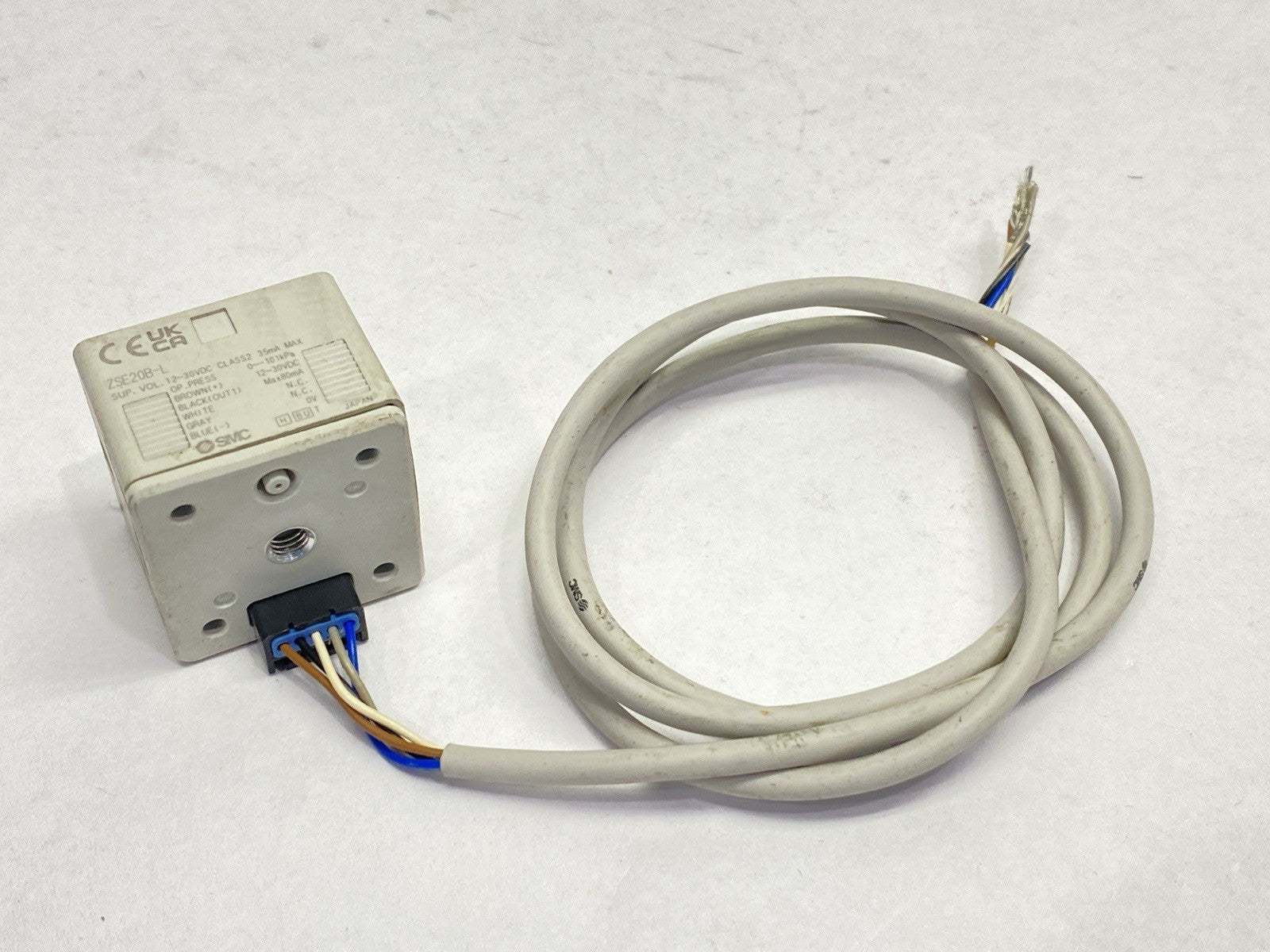 ZSE20B-L | SMC Digital Vacuum Sensor 12-30VDC - Used - Maverick Industrial Sales