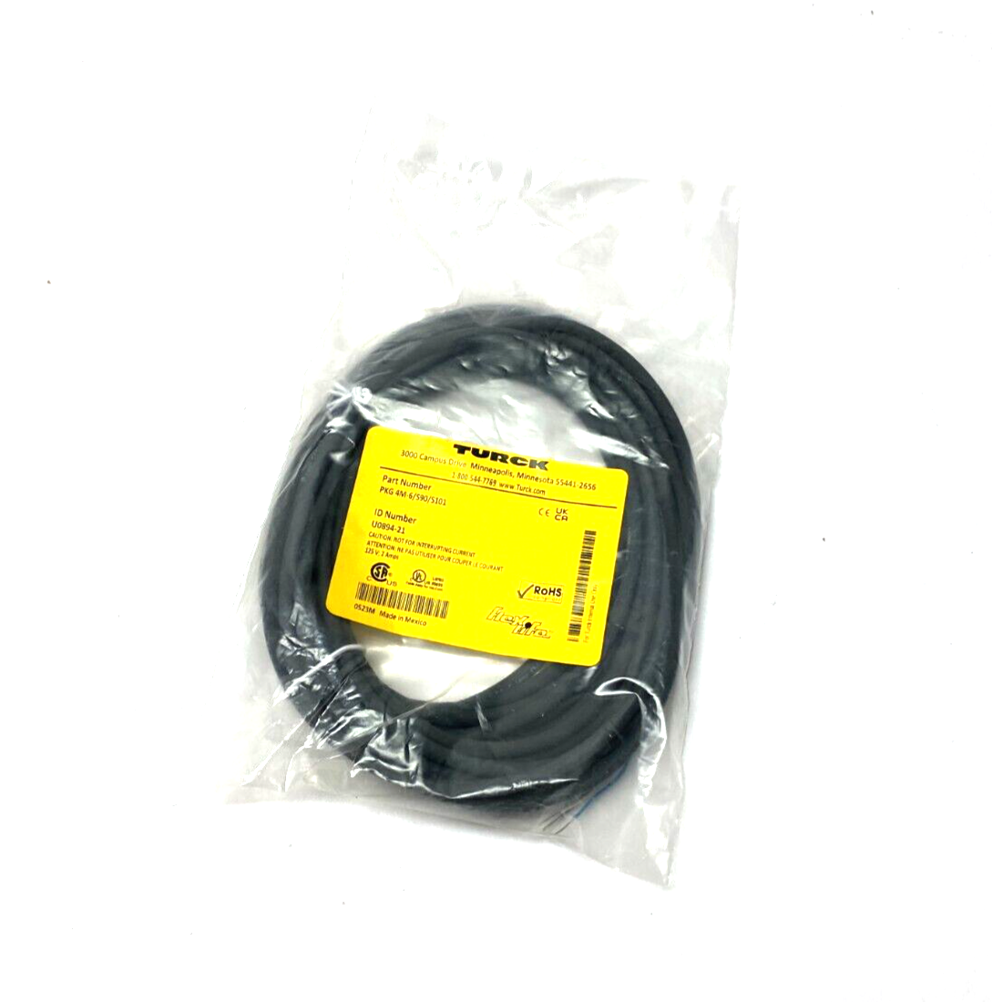 Turck PKG 4M-6/S90/S101 Flexlife Single Ended Cordset U0894-21 - New - Maverick Industrial Sales