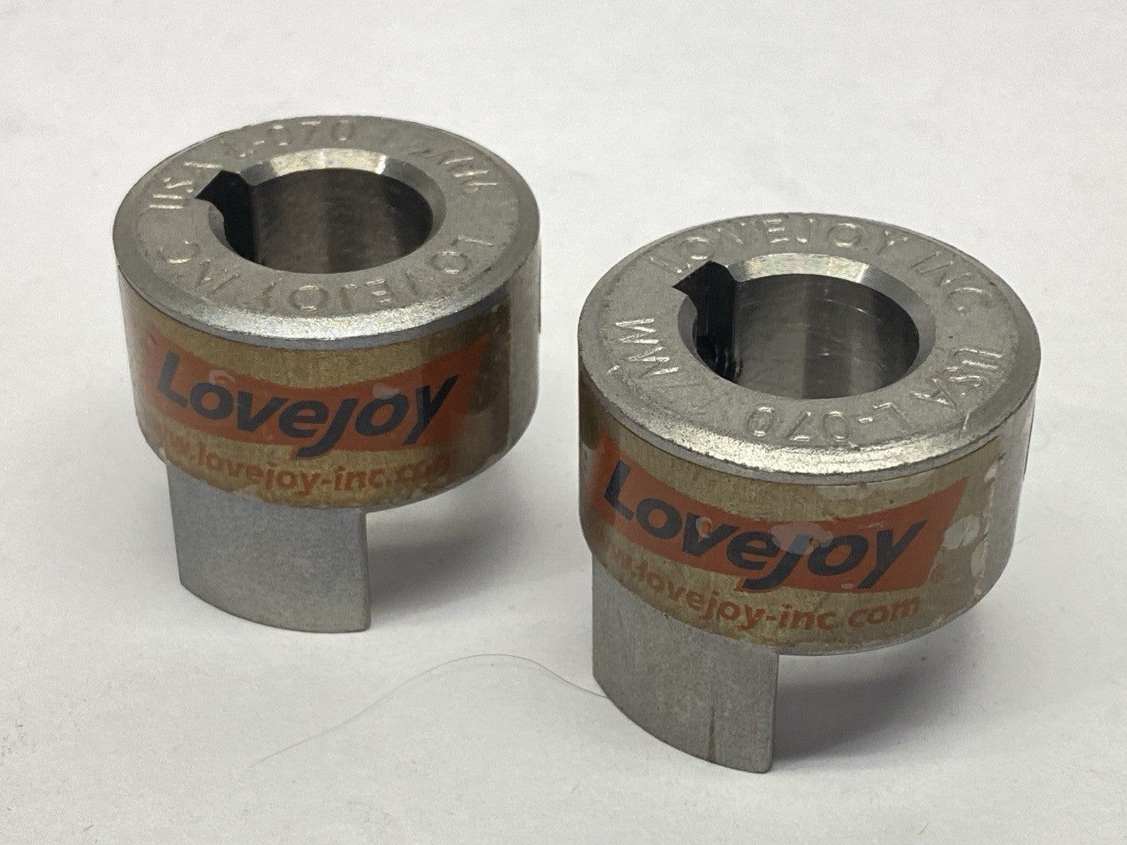 LoveJoy 68514445333 Size L070 17MM Coupling Hub w/ 5MMx2.3MM Keyway LOT OF 2 - Maverick Industrial Sales