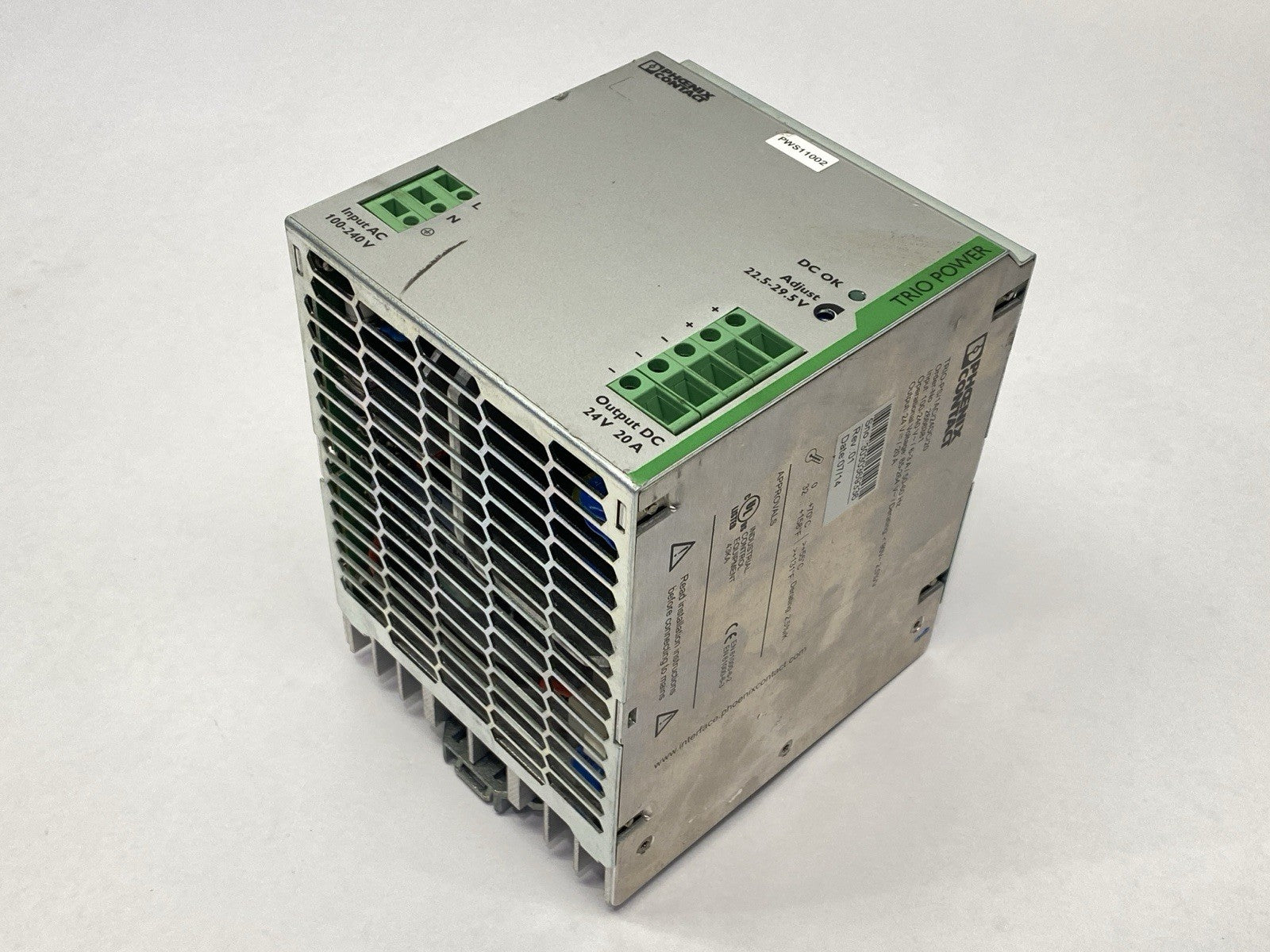 Phoenix Contact TRIO-PS/1AC/24DC/20 Power Supply 2866381 - Used - Maverick Industrial Sales