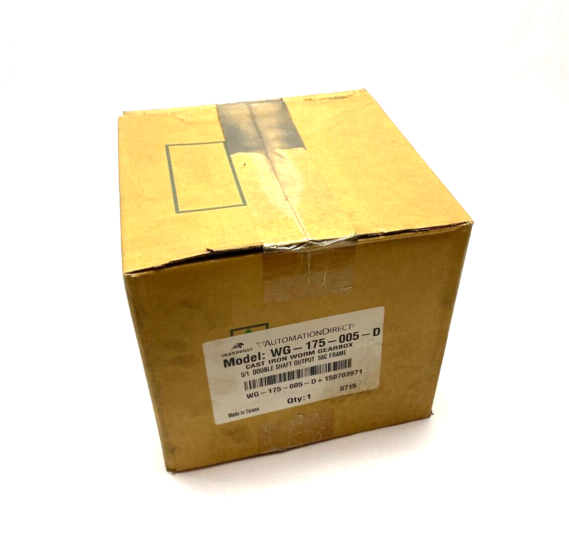 Automation Direct IronHorse WG-175-005-D Worm Gearbox Speed Reducer 5:1 Ratio - Maverick Industrial Sales