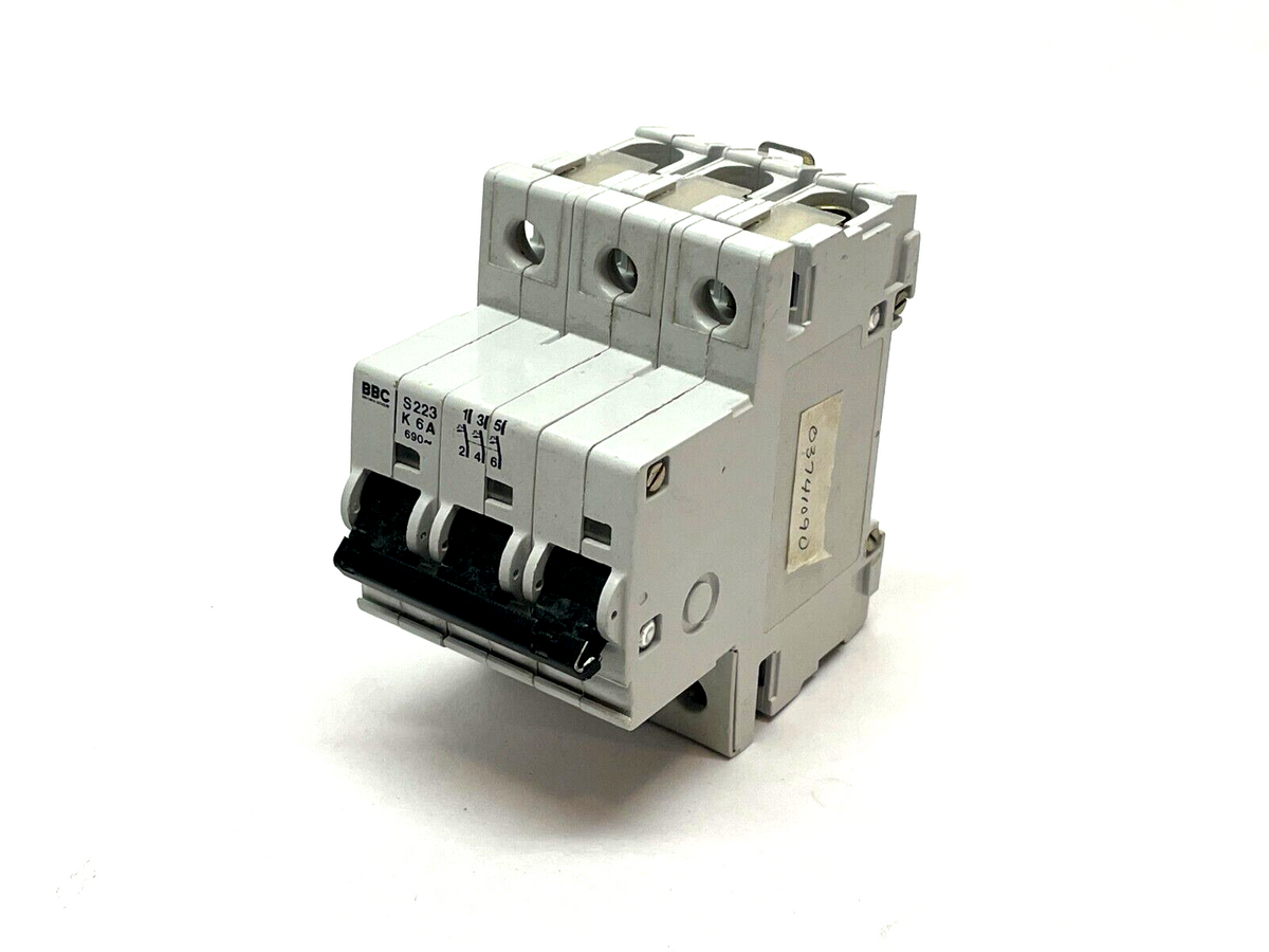 S223-K6A | BBC Miniature Circuit Breaker - Used - Maverick Industrial Sales