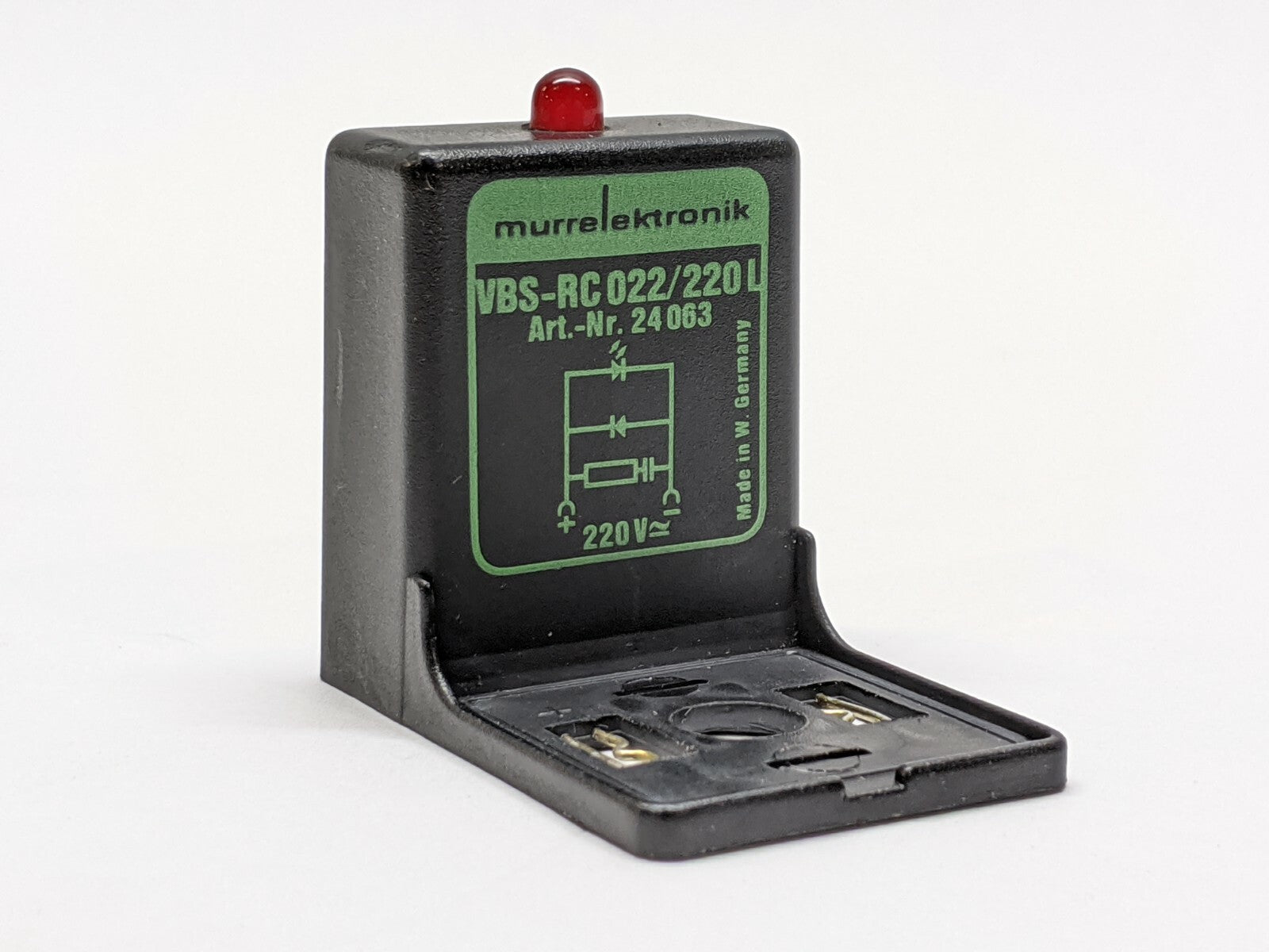 Murr Elektronik VBS-RC 022/220L Valve Plug Supressor Form A 18mm - Maverick Industrial Sales