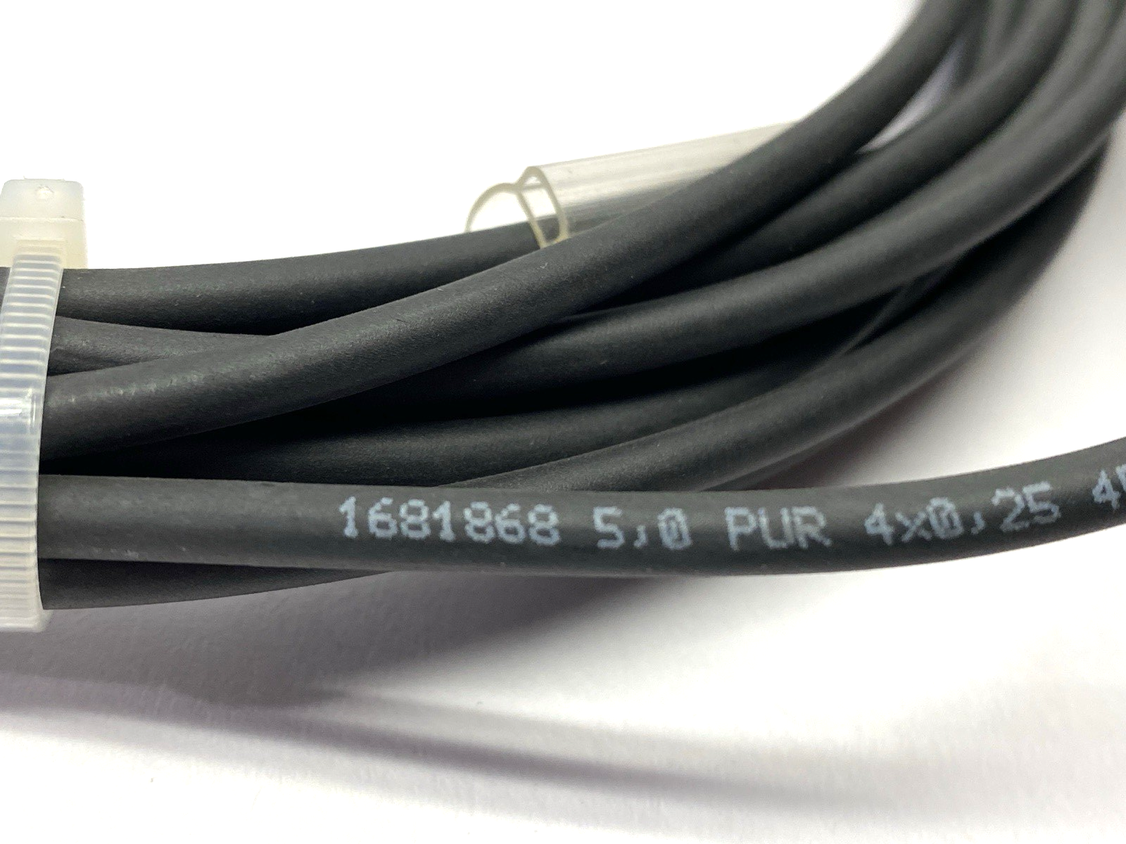 Phoenix Contact SAC-4P- 5,0-PUR/M 8FS Double-Ended Cordset M8 1681868 LOT OF 2 - New – Open box - Maverick Industrial Sales