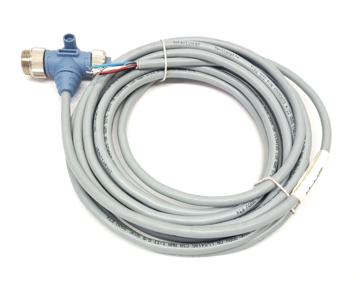 U2136-106, RSM 57-572-6M-RKM 57 | Turck RSM 57-572-6M-RKM 57 Tee, 7/8" Female To Male 5-Pin, 6m Cable U2136-106 - New Other - Maverick Industrial Sales