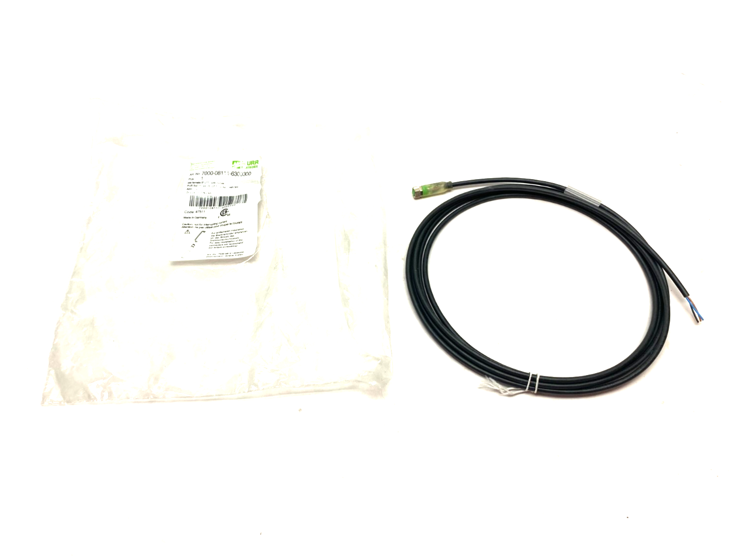 Murrelektronik 7000-08111-6300300 Single Ended Cordset M8 Female 0 Degree LED - Maverick Industrial Sales