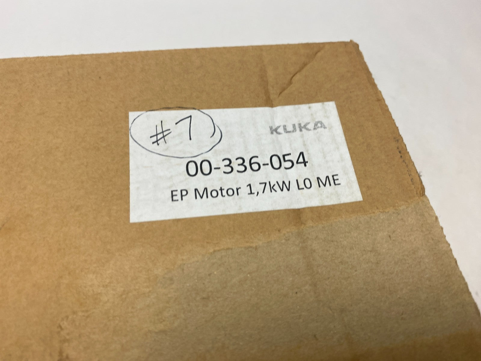 Kuka 00-336-054 EP Servo Motor 1,7kW L0 ME, ME_80_120_30_L0 - New – Open box - Maverick Industrial Sales