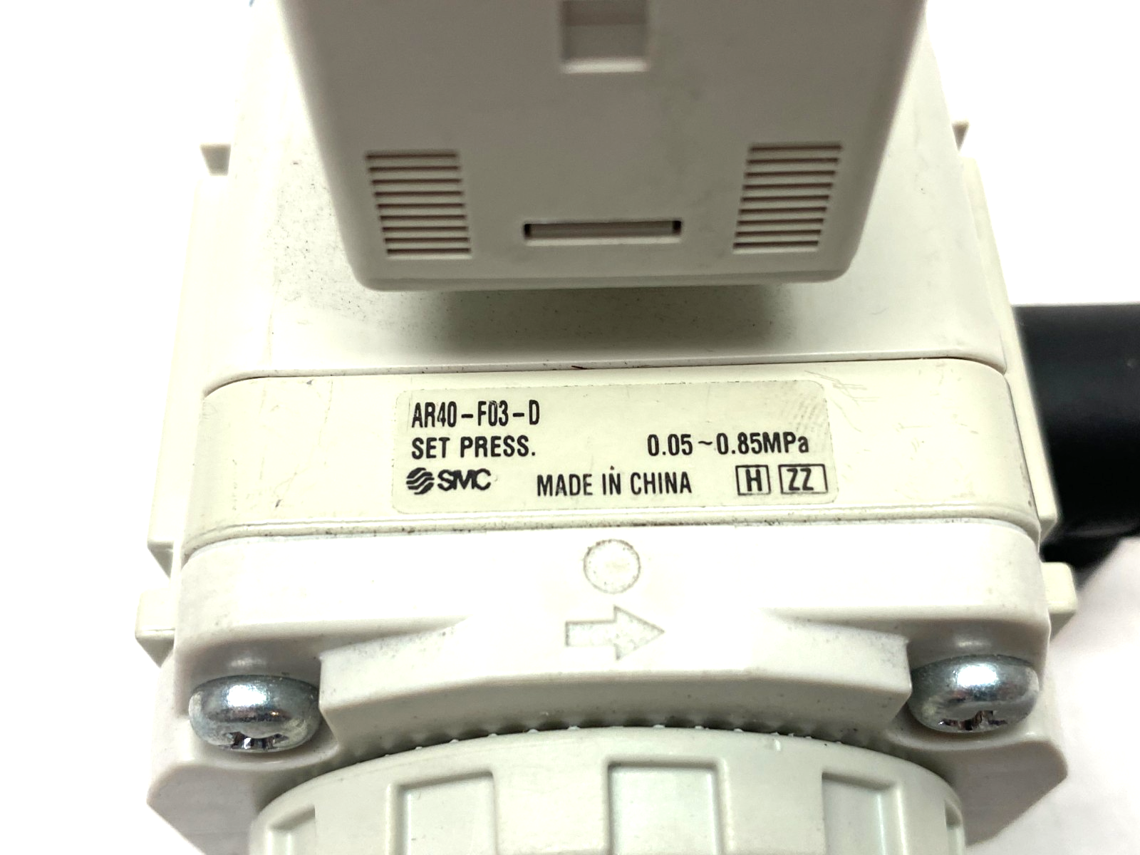 AR40-F03-D w/ ISE20B-V-P | SMC AR40-F03-D Regulator w/ ISE20B-V-P High-Precision Pressure Switch - New – Open box - Maverick Industrial Sales