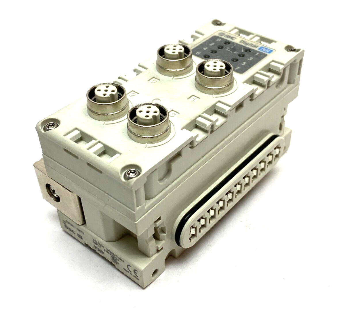 EX600-DXPB | SMC Serial Interface Unit Digital Input 8-Ch 24VDC - Used - Maverick Industrial Sales