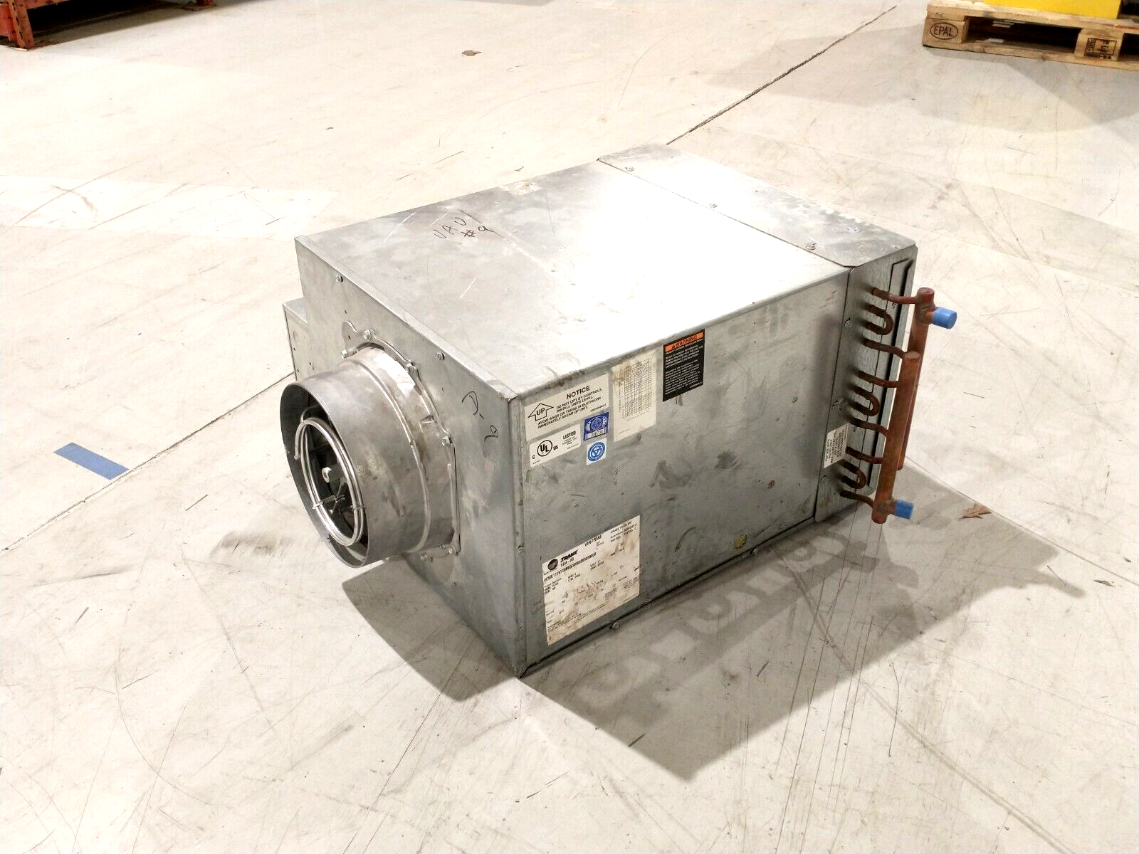 Trane VCWE172STQ000DD0000000000000 VARITRANE Variable Volume Unit 10" w/Heat - Maverick Industrial Sales