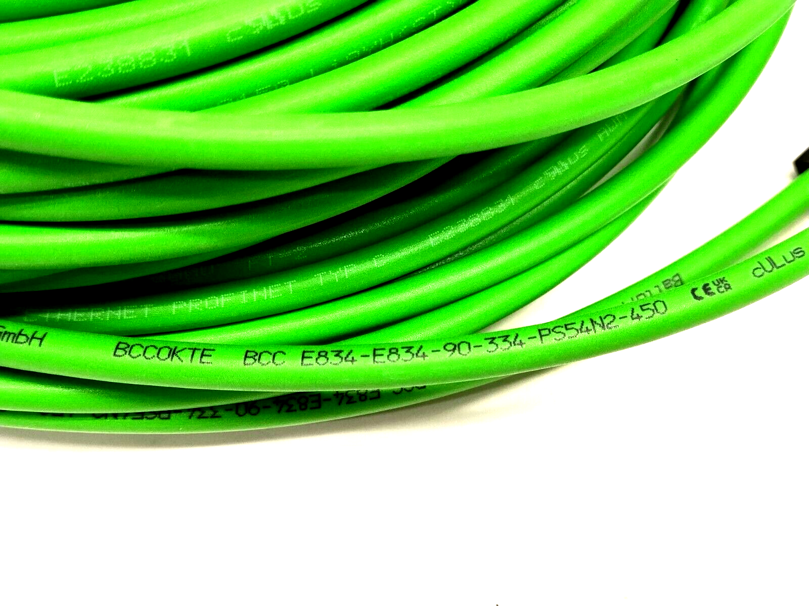 Balluff BCC0KTE Double Ended Cordset RJ45 45m BCC E834-E834-90-334-PS54N2-450 - New – Open box - Maverick Industrial Sales